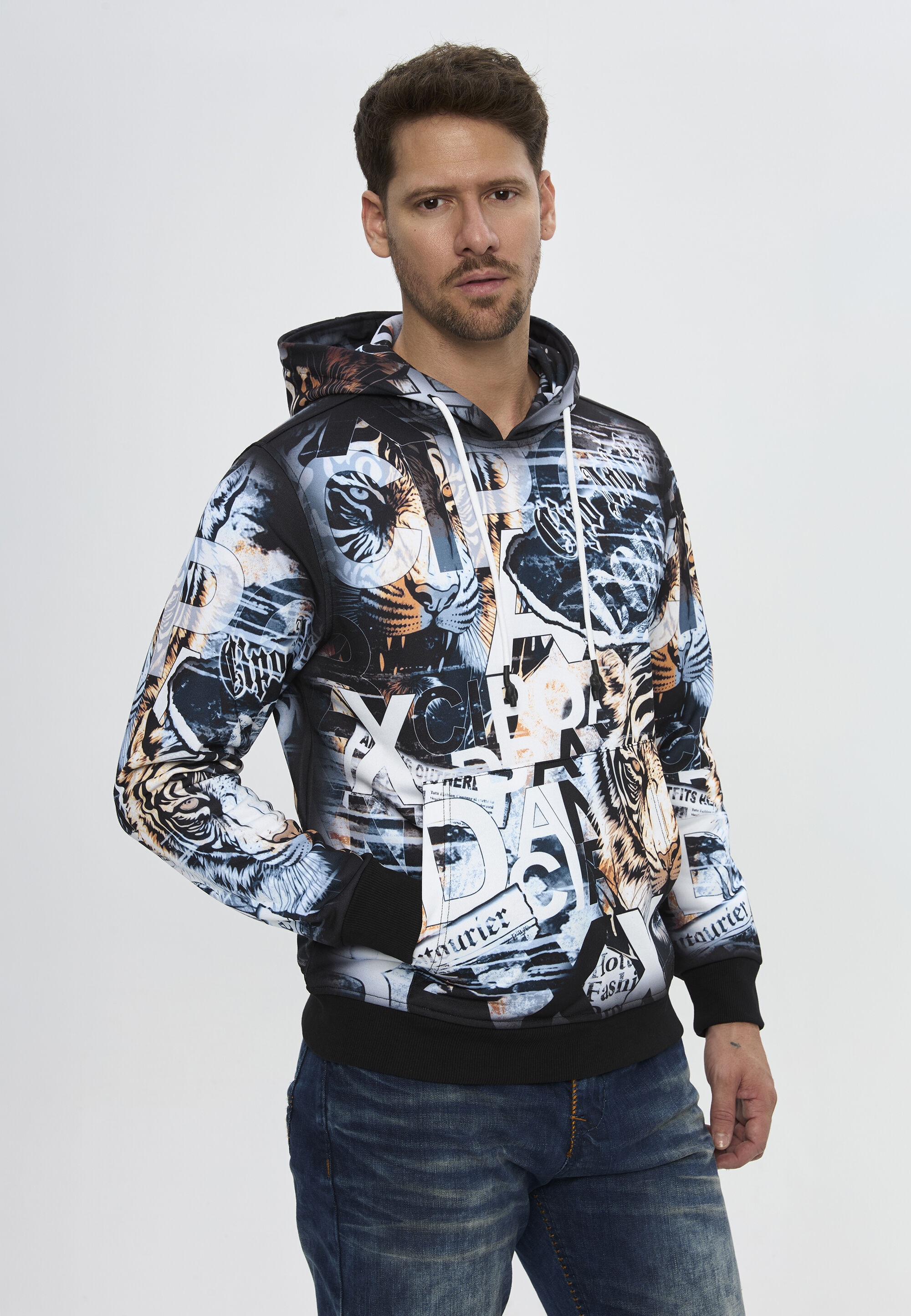 Cipo & Baxx Kapuzenpullover »Cipo & Baxx Hoodie« mit Kapuze