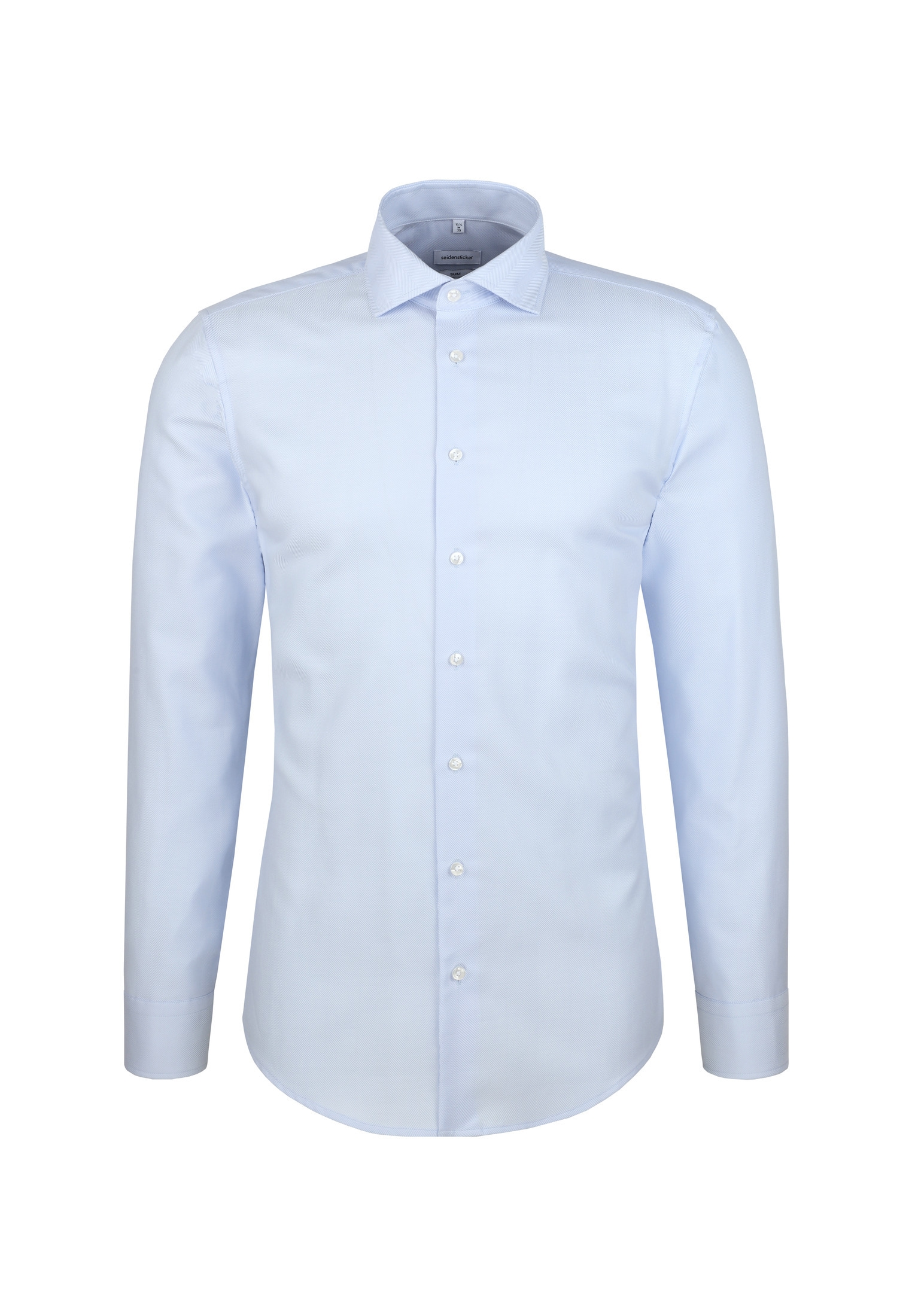 seidensticker Businesshemd »Schwarze Rose« Shaped 1/1 Kentkragen Fischgrat