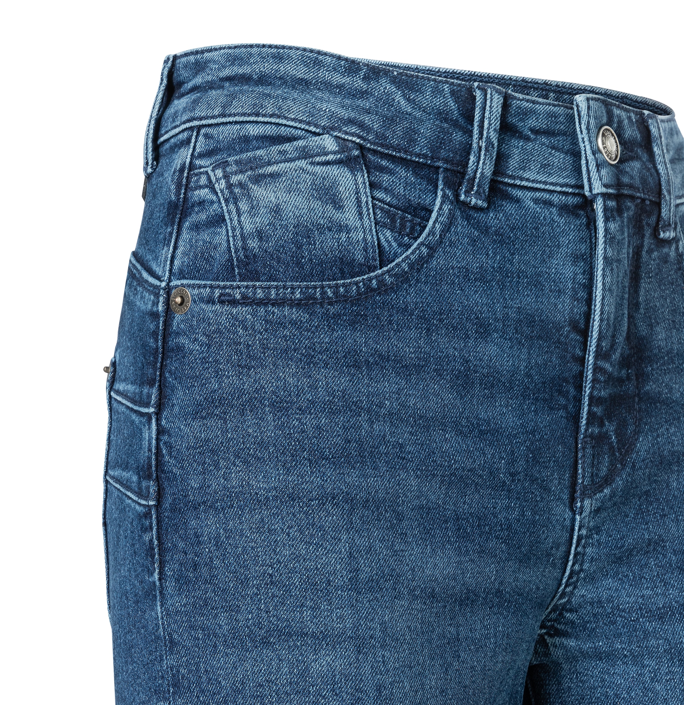 MAC Jerseyhose »Shirt-Hose Palazzo Cropped«