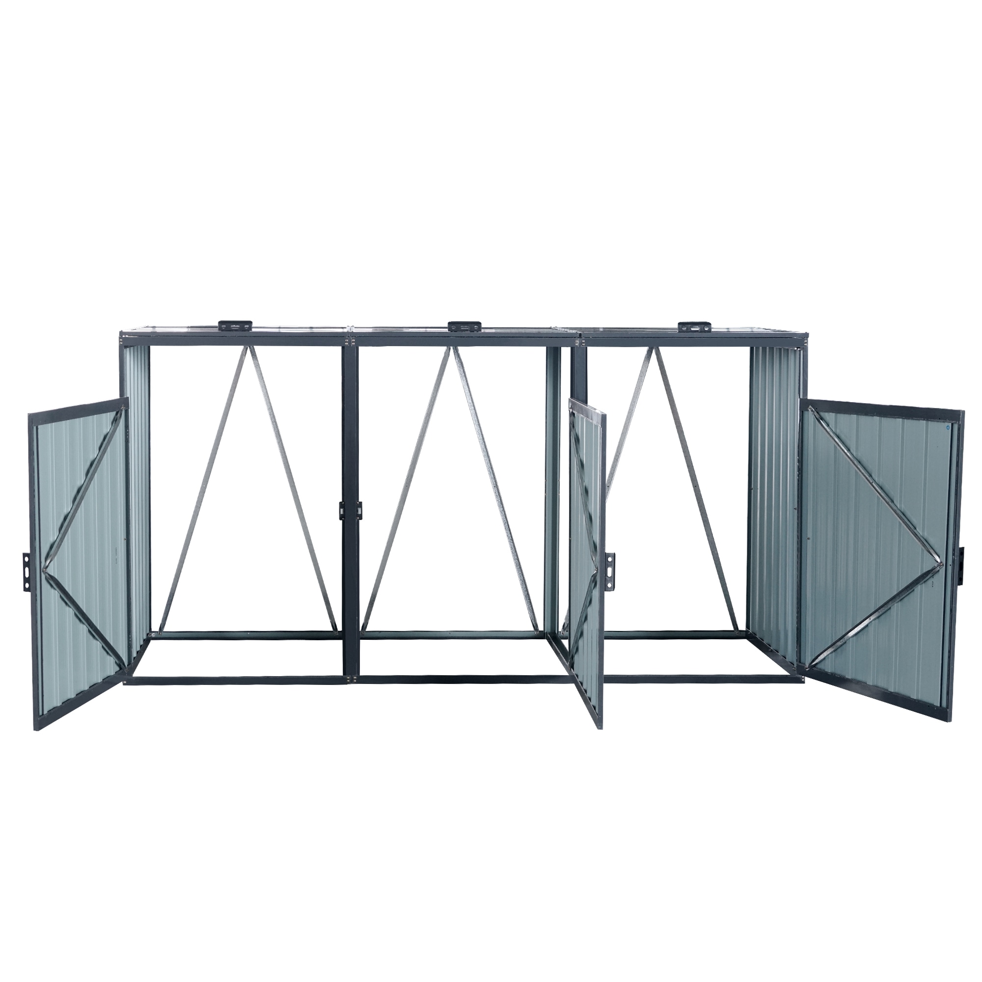 KONIFERA Mülltonnenbox »Santander« BxTxH: 240x80x122 cm