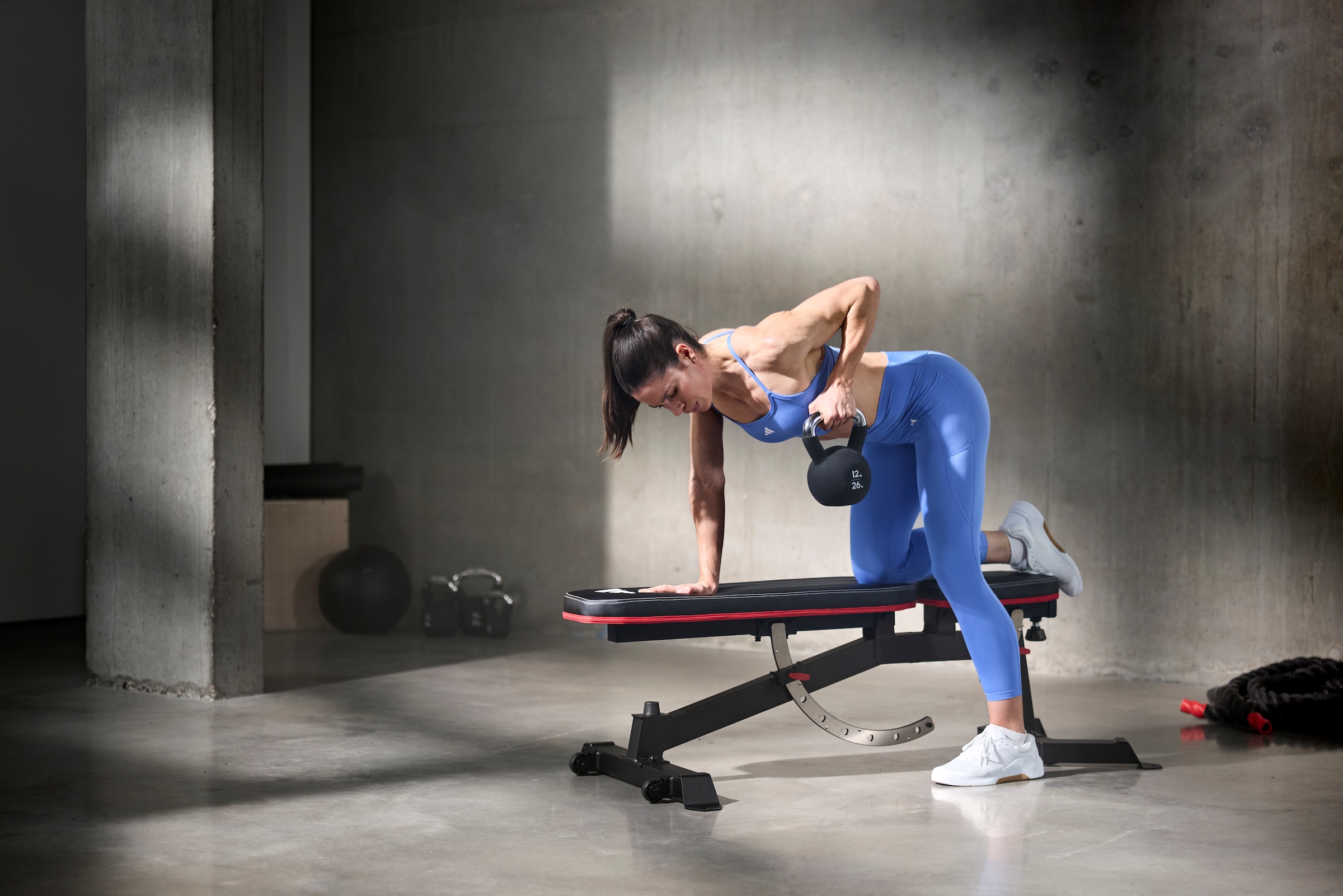 adidas Performance Trainingsstation »adidas Utility Bench mit Bizeps-Curlpult & Beincurler«