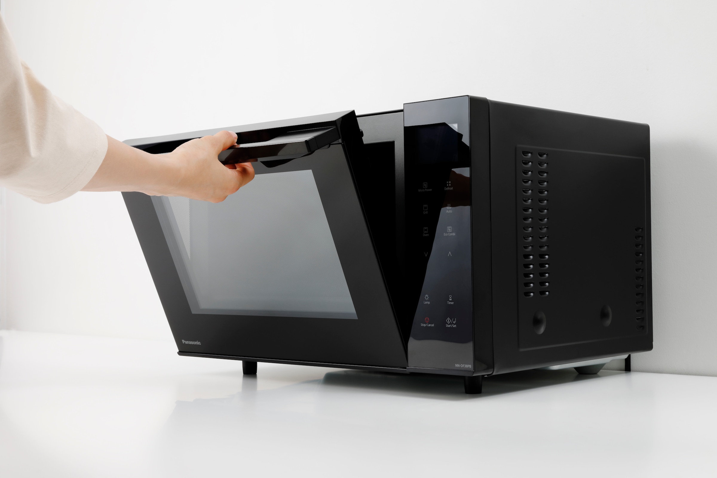 Panasonic Mikrowelle »NN-DF38PBEPG«, Grill-Ober-/Unterhitze-Mikrowelle