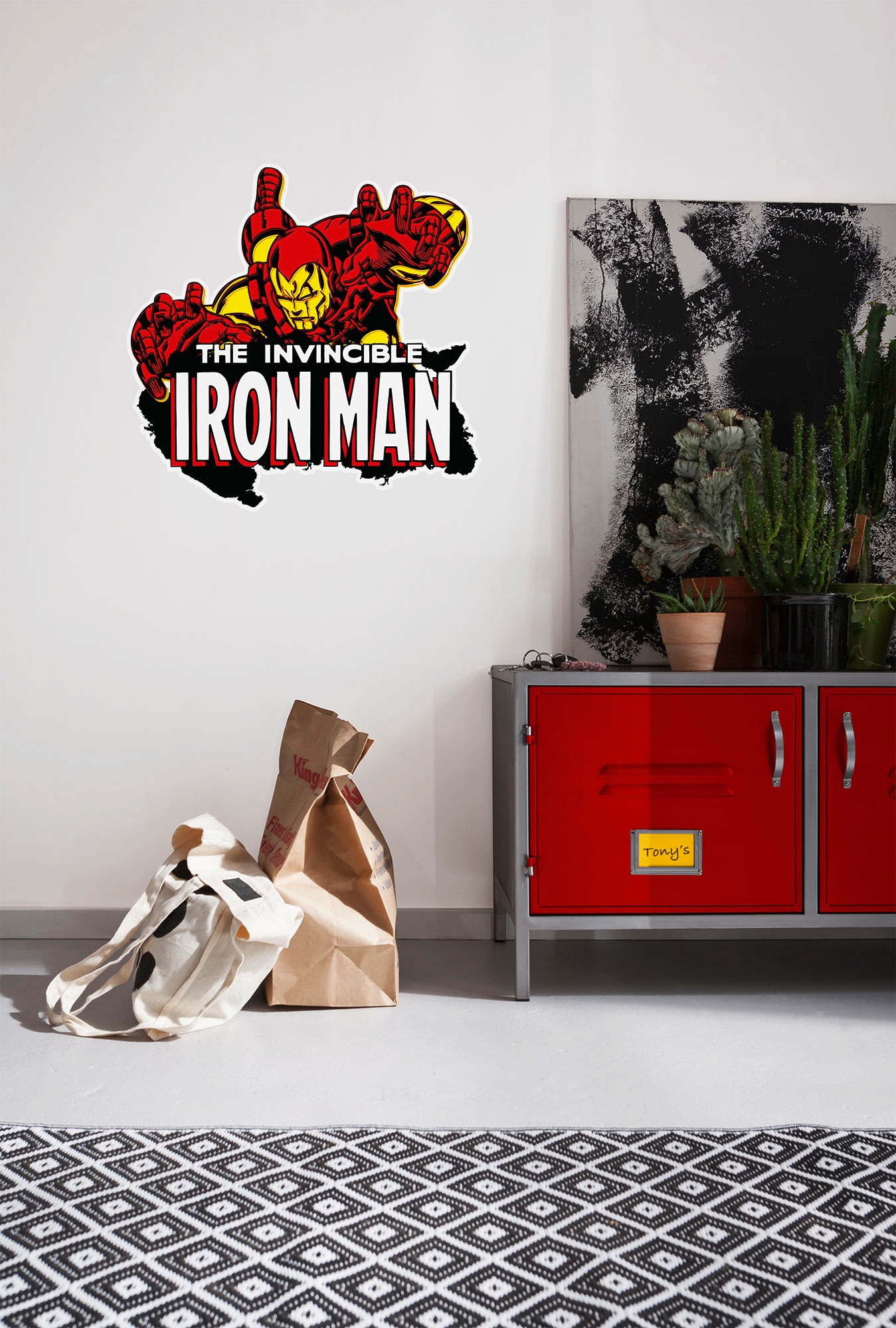 Komar Wandtattoo »Iron Man Comic Classic«, (1 St.), 50x70 cm (Breite x Höhe),  selbstklebendes Wandtattoo bestellen bei OTTO