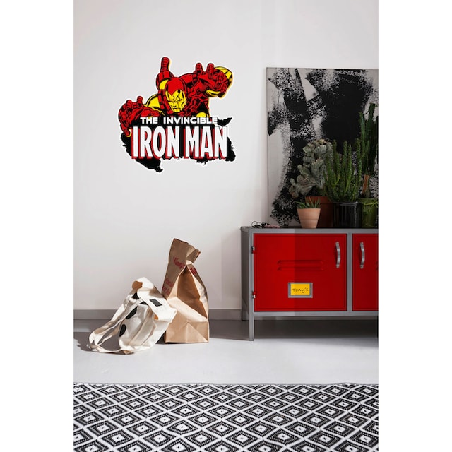 Komar Wandtattoo »Iron Man Comic Classic«, (1 St.), 50x70 cm (Breite x Höhe),  selbstklebendes Wandtattoo bestellen bei OTTO