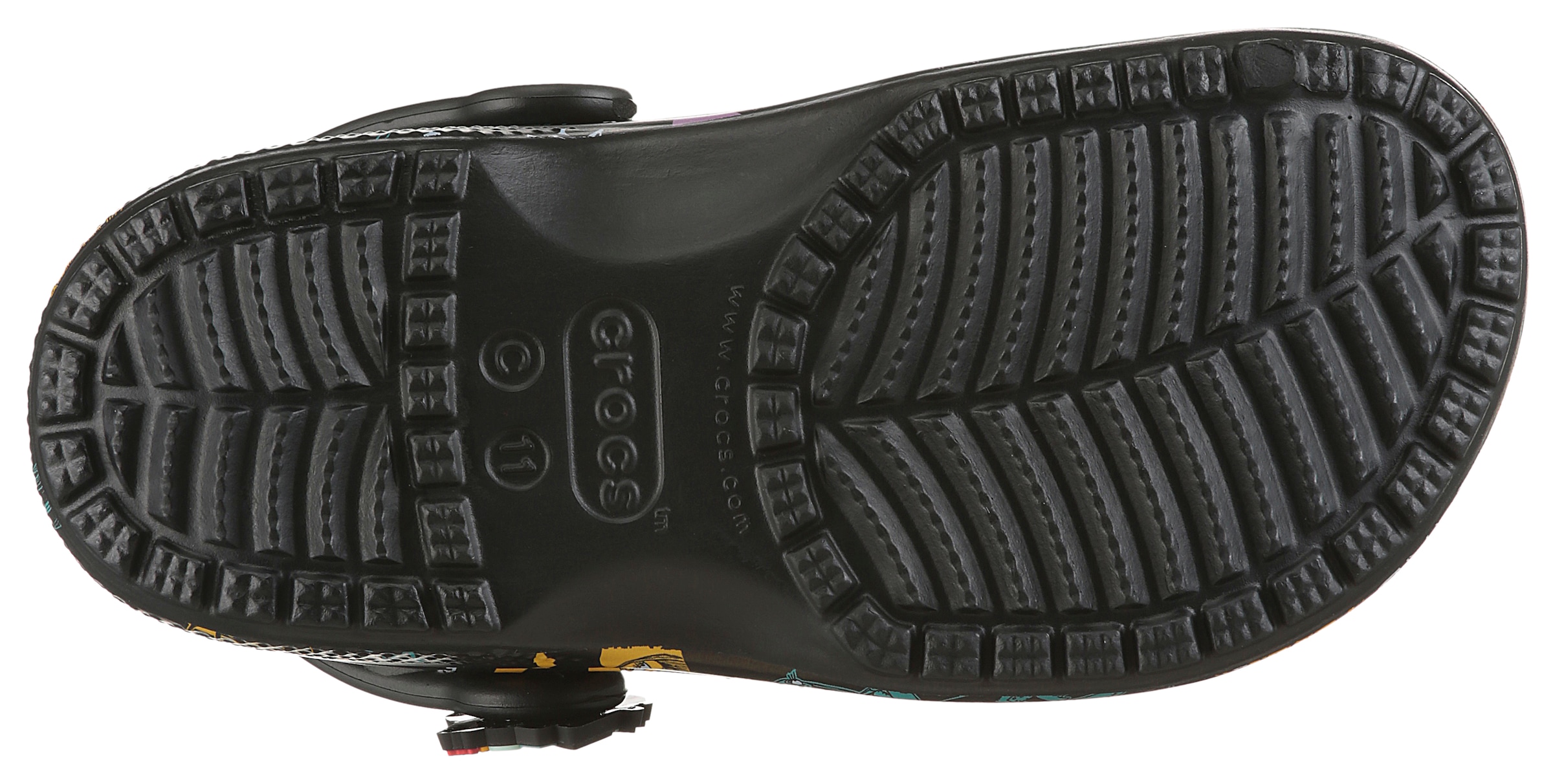 Crocs Clog »Nightmare Multi Classic Clog«, Hausschuh mit bunten Halloween-Motiven