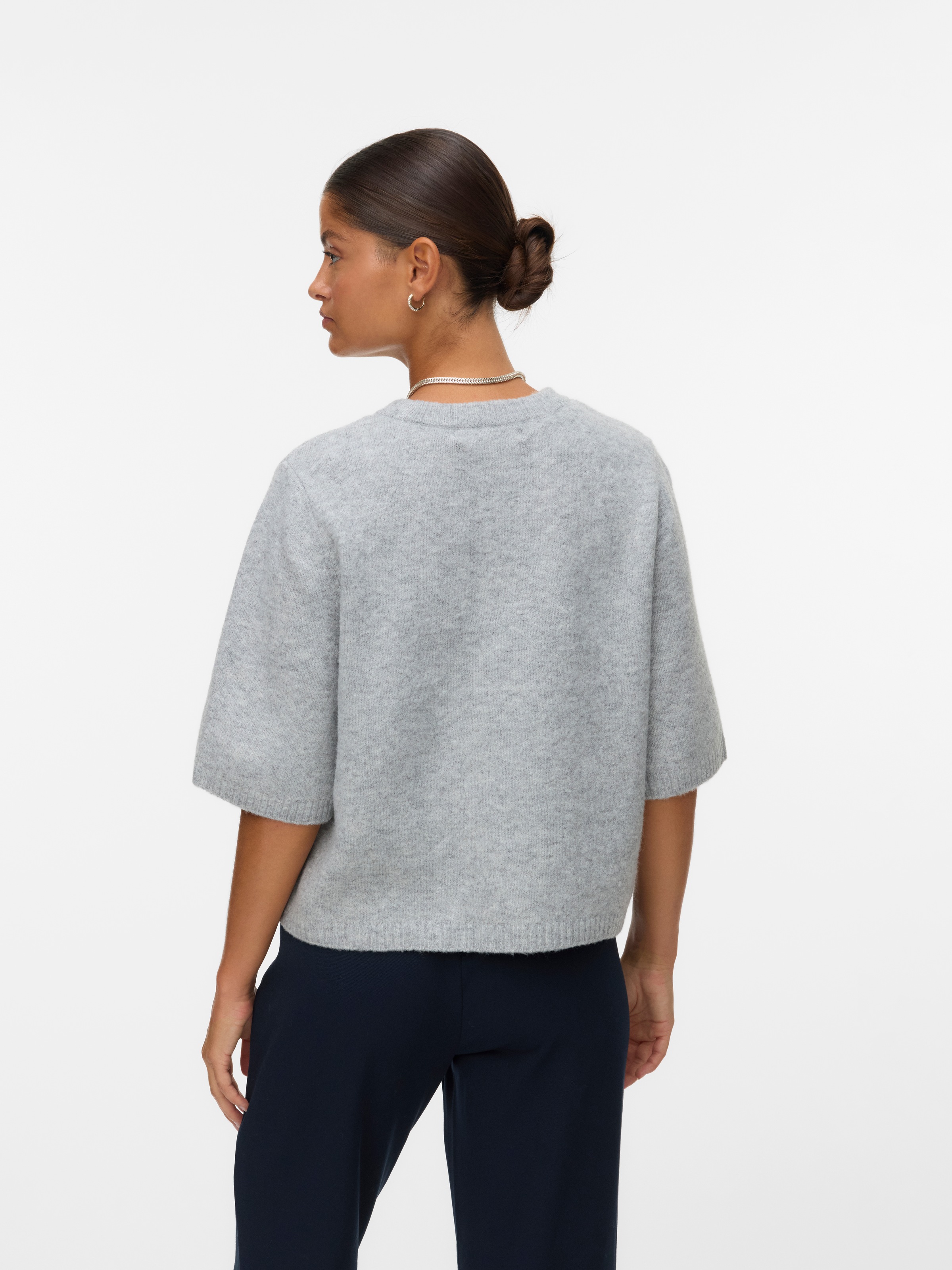 Vero Moda Rundhalspullover »VMBOOM 2/4 O-NK OVERSIZE PULLOVE GA NOOS«