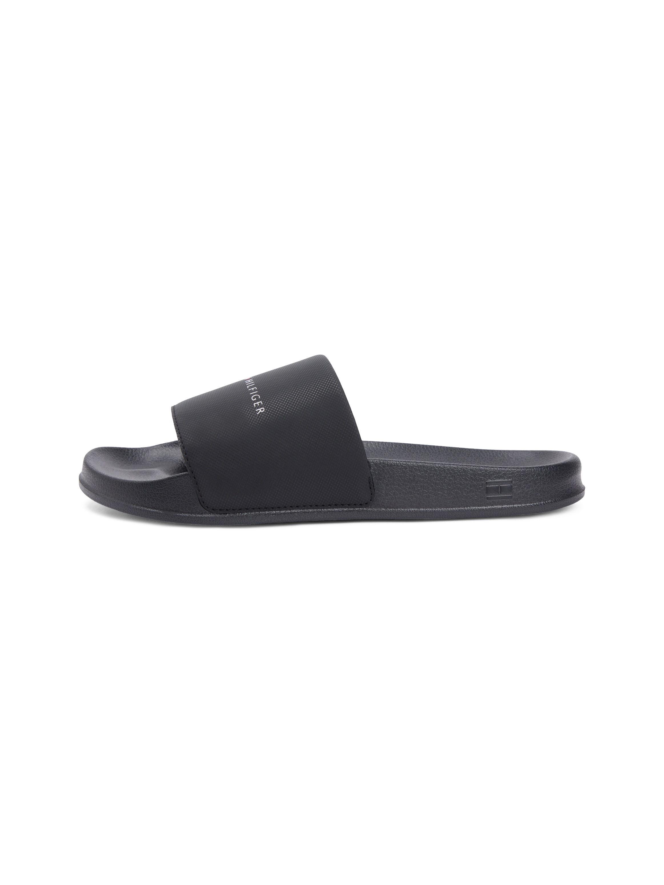 Tommy Hilfiger Badepantolette »CORE TOMMY HILFIGER POOL SLIDE«  Sommerschuh, Pool Slides, Flat mit Logoschriftzug