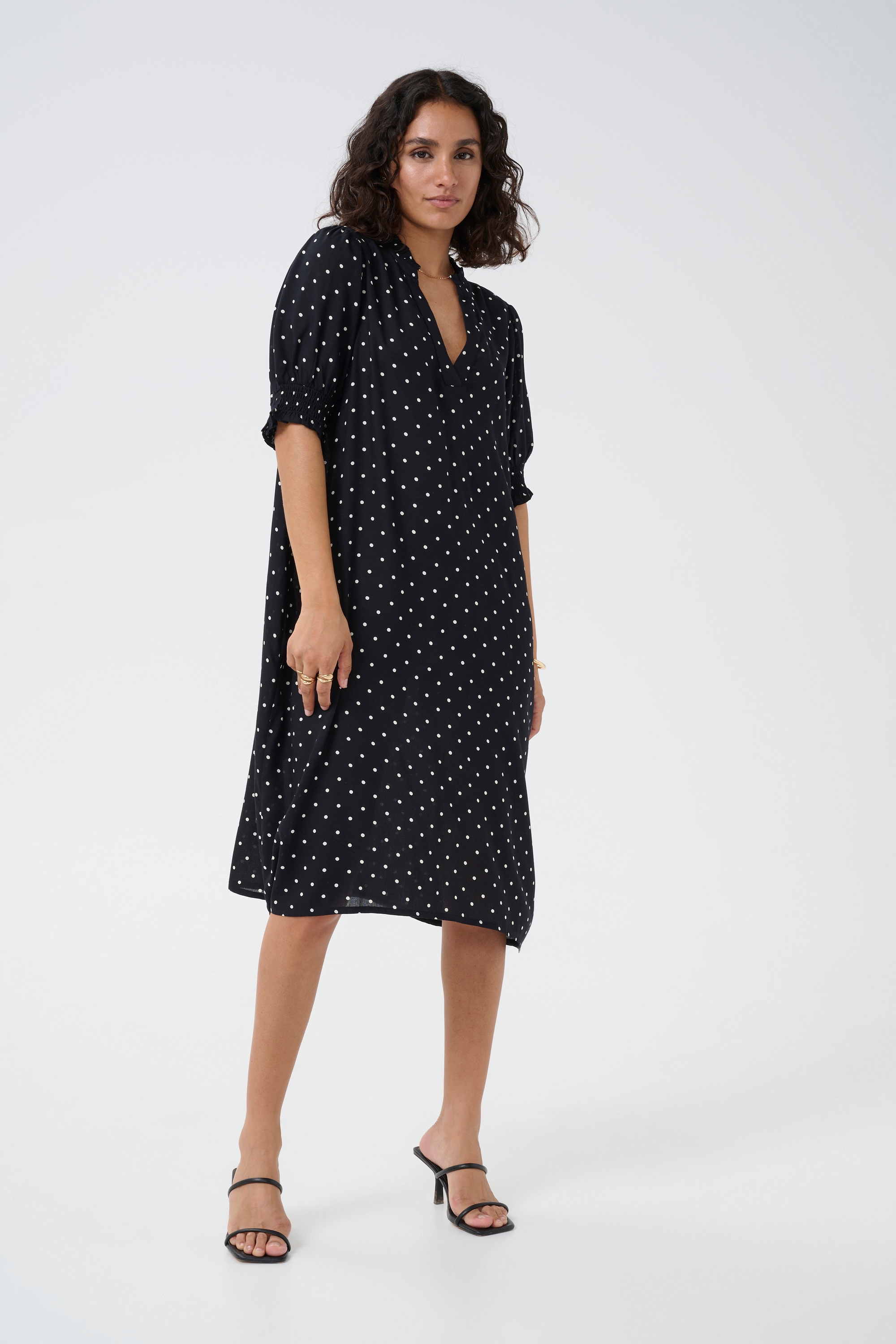 KAFFE Midikleid »Kleid KAbeathe«