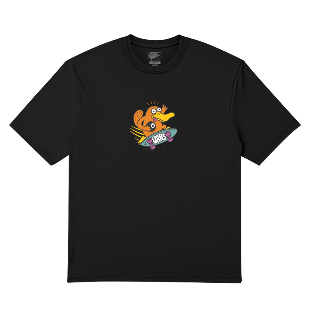 Vans T-Shirt »BOONDABURA SS TEE« sportlicher Stil, mit Rundhalsausschnitt, Kurzarmdesign, aus Baumwolle