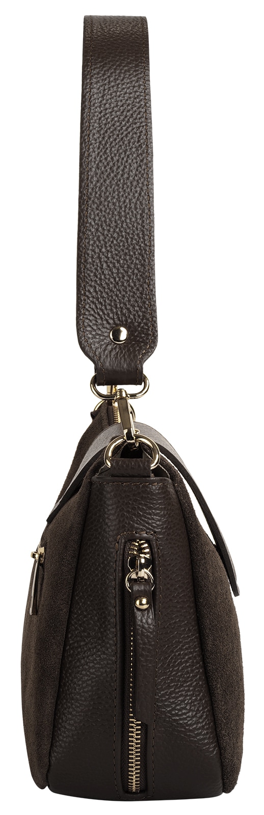 forty° Henkeltasche »FORTY° Damen AURILONA echt Leder, Made in Italy« echt Leder, Made in Italy