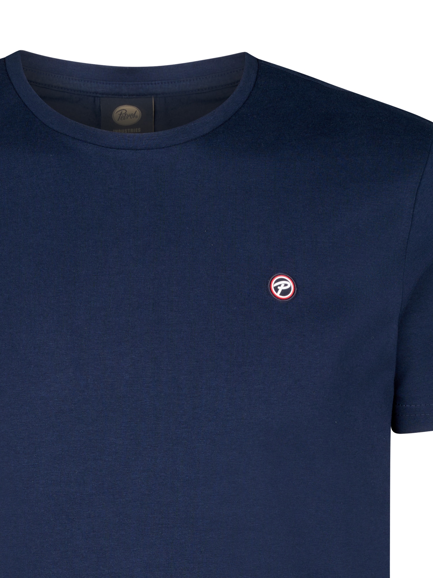Petrol Industries Rundhalsshirt, mit Logo Stickerei