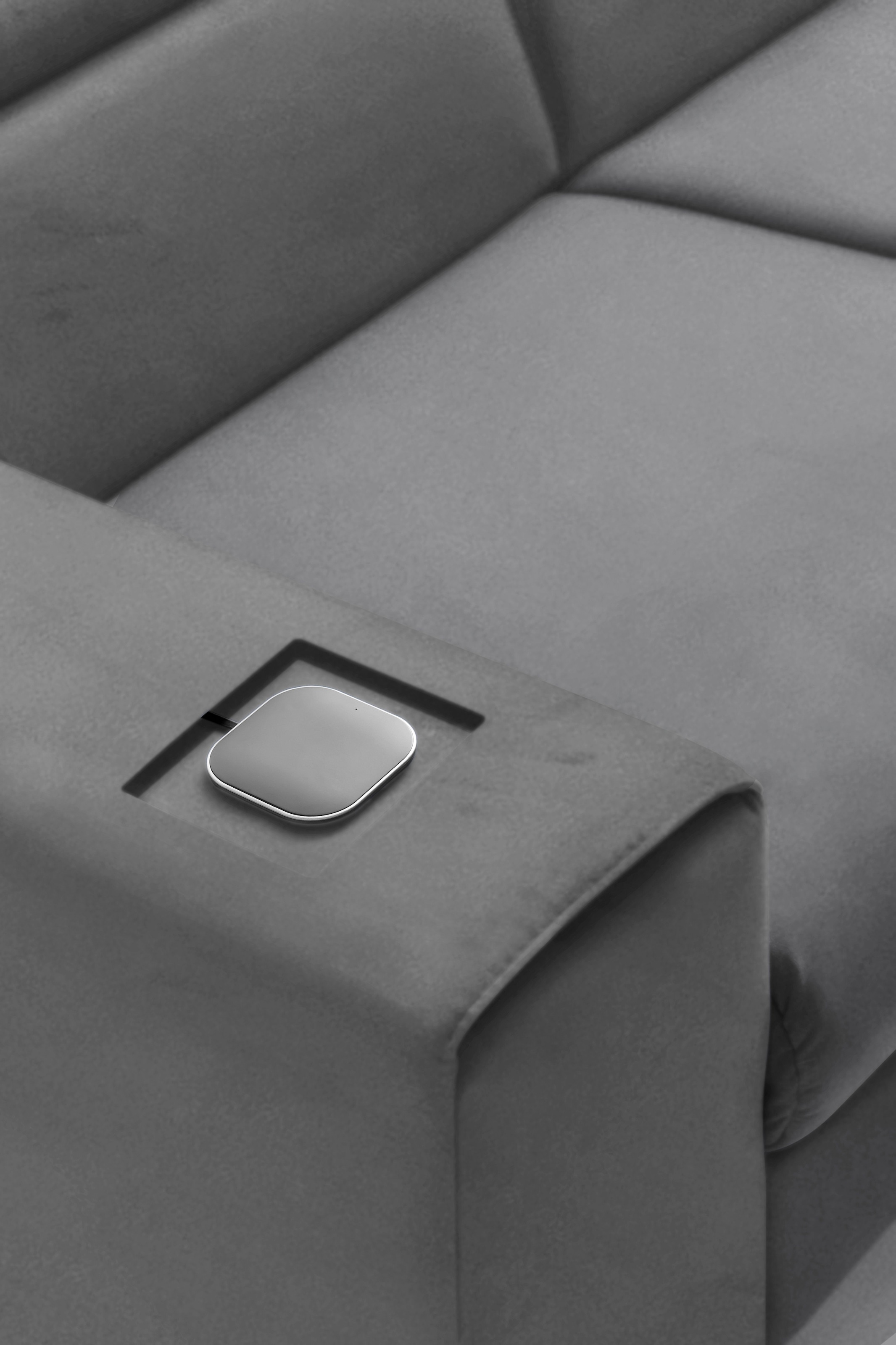 COTTA Polstergarnitur »Morven L-Form«, (Set), Set bestehend aus: Ecksofa mit Kopfteilverstellung & Hocker