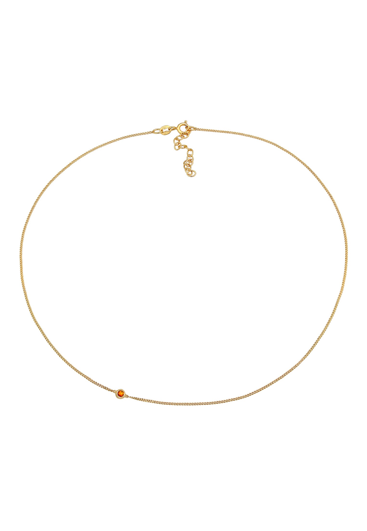 Elli Choker »Halskette Choker Synthetischer Opal Anhänger Trend 925 Silber«