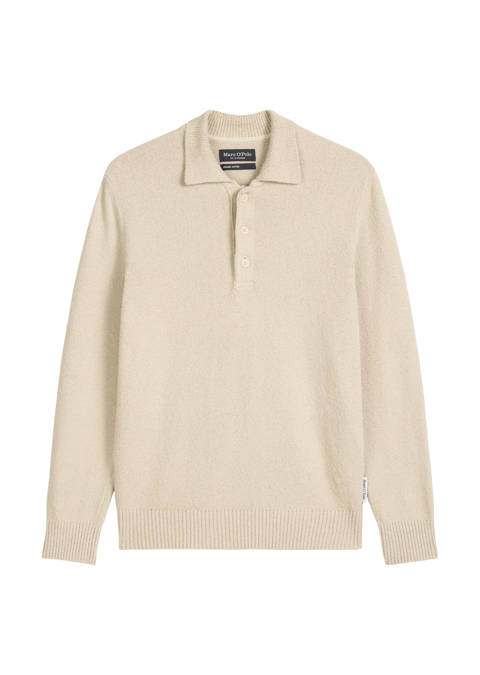 Marc O'Polo Polokragenpullover »regular fit aus Bio-Baumwoll-Bouclé«