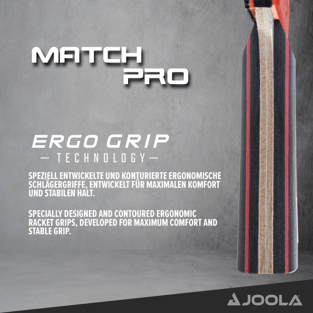 Joola Tischtennisschläger »Tischtennis-Set Duo Pro«, (Set, 6 tlg., mit Bällen-mit Tasche)