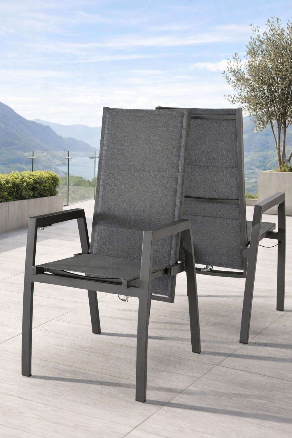 Destiny Garten-Essgruppe »COSTA HL SAN MARINO« Set, 5 tlg. Aluminium, Textilene, Polywood