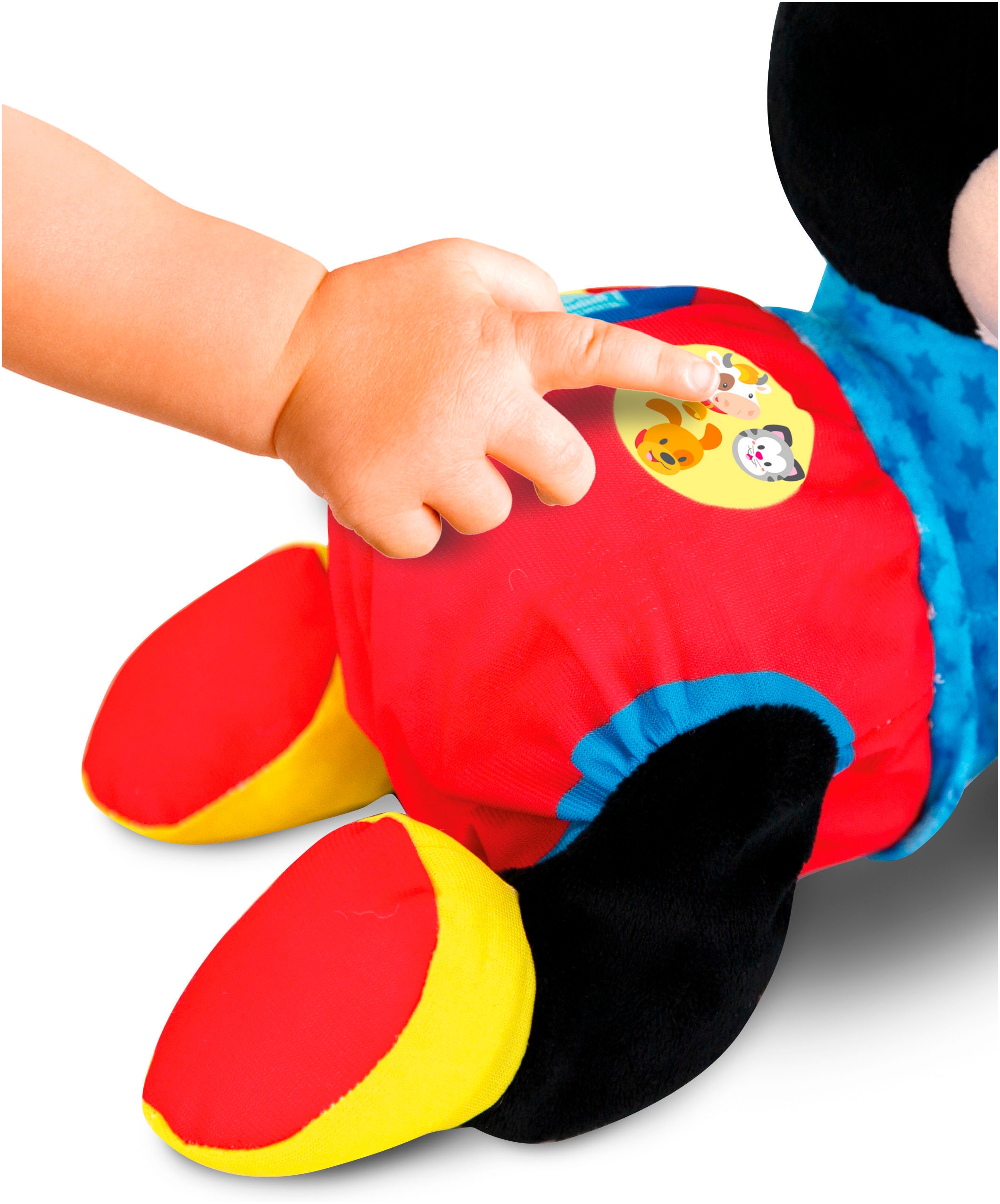 Clementoni® Plüschfigur »Disney Baby, Baby Mickey, Krabbel mit mir«, interaktiv; Made in Europe