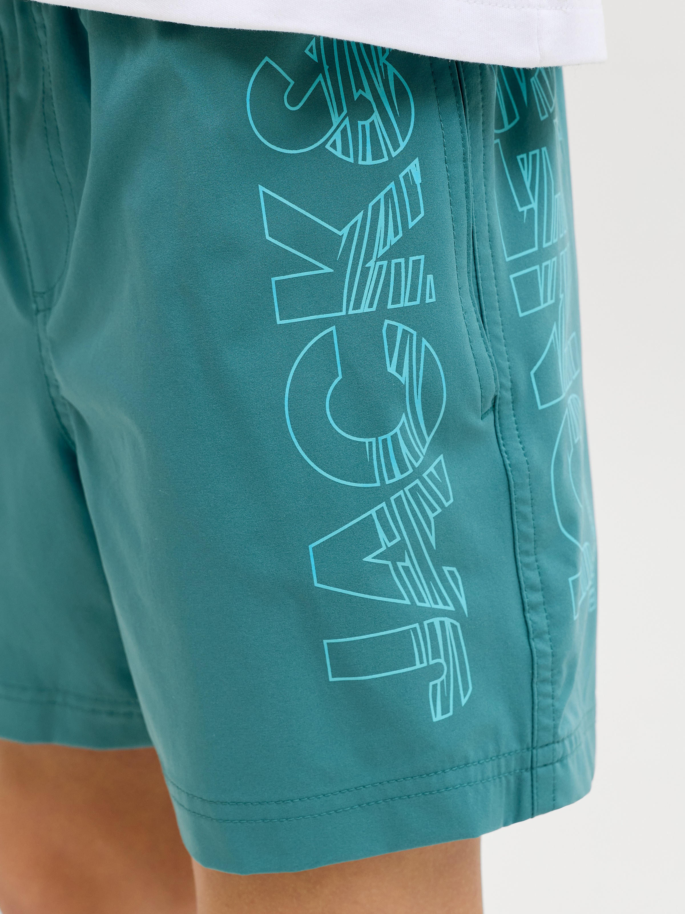 Jack & Jones Junior Badeshorts »JPSTMAUI WAVE LOGO SWIM SHORTS SN JNR«