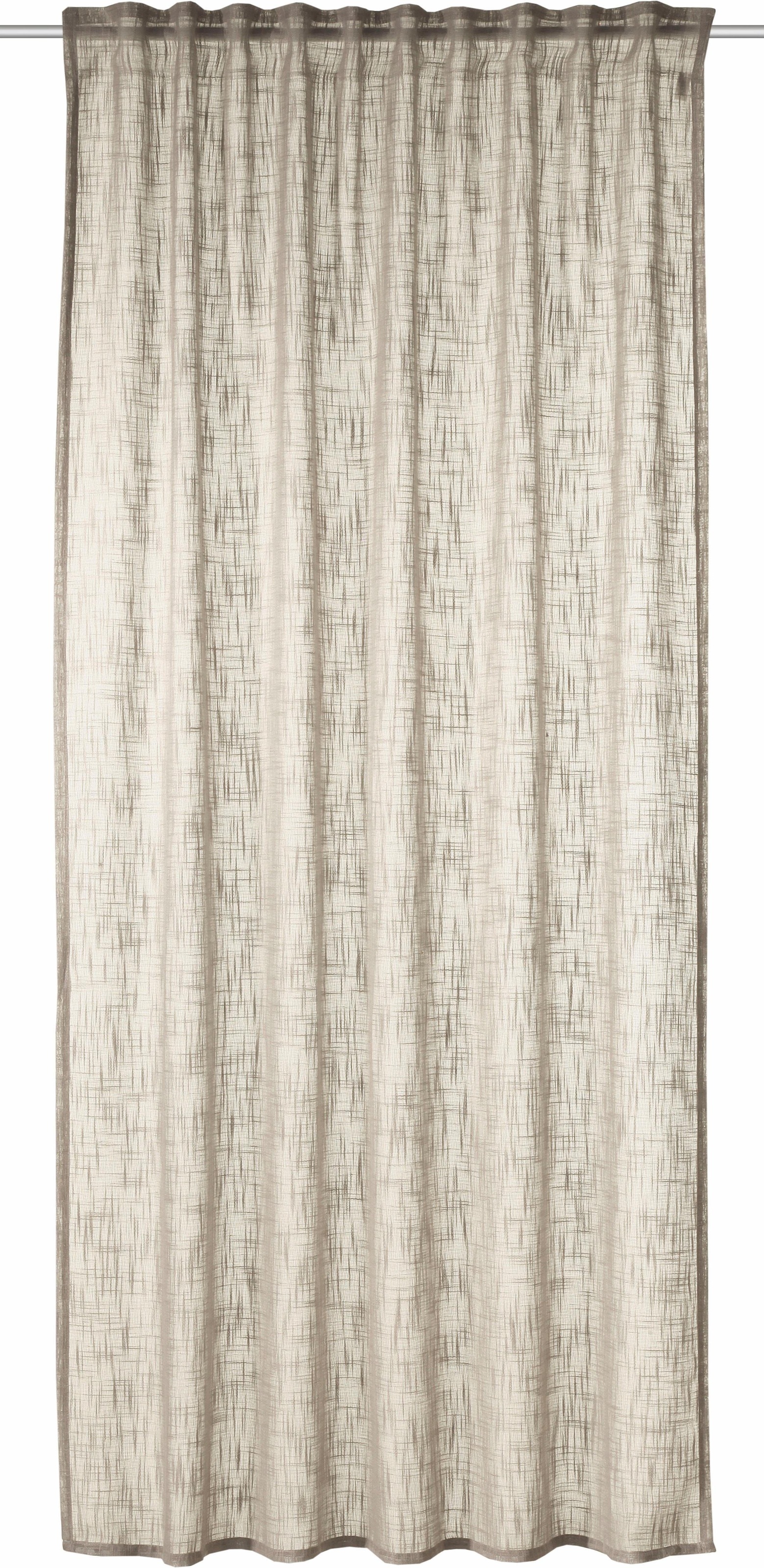WILLKOMMEN ZUHAUSE by ALBANI GROUP Vorhang »Leipzig«, HxB: 245x135, verdeckte Schlaufen mit Kräuselband