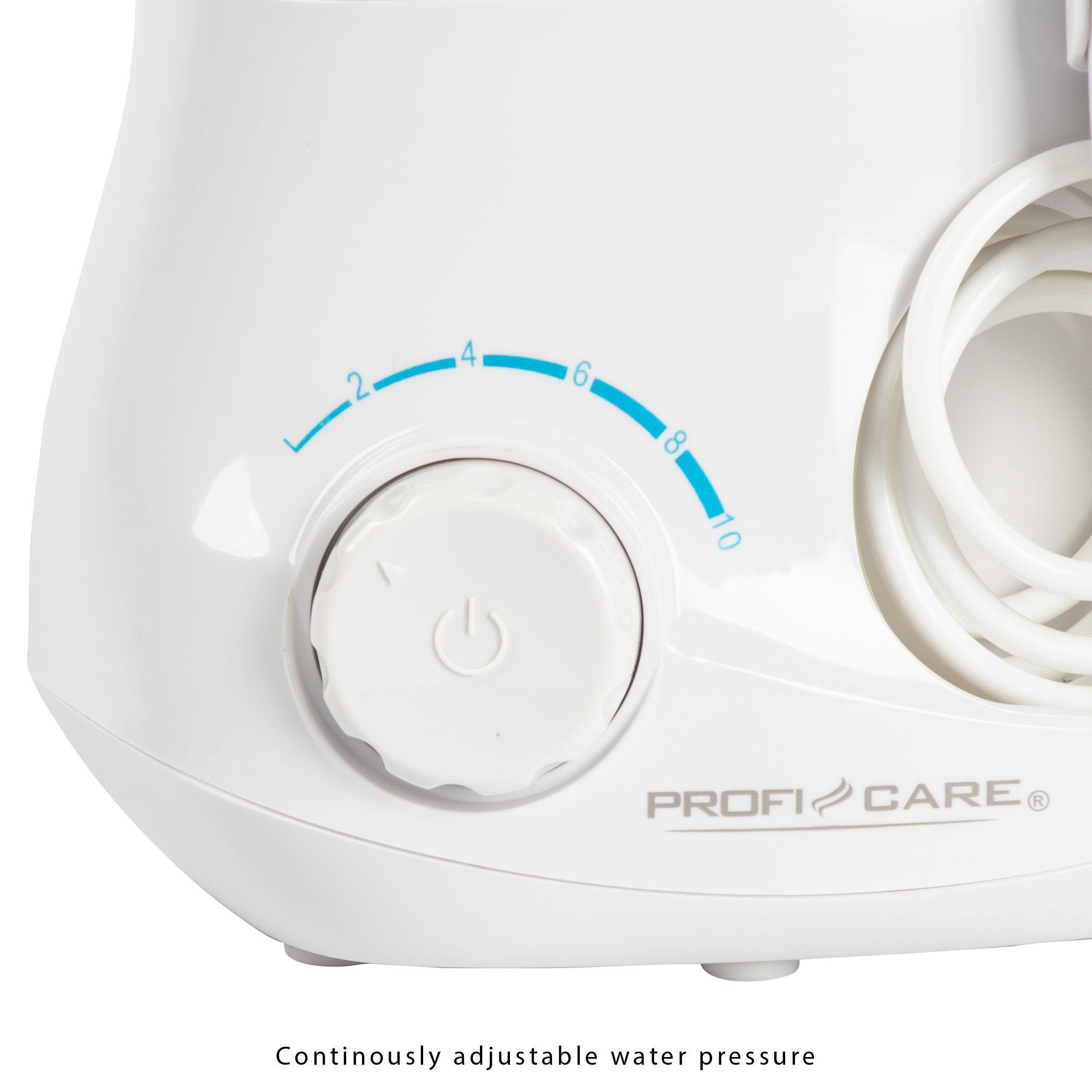 ProfiCare Munddusche »PC-MD 3005«, 4 St. Aufsätze, stufenlos regelbarer Wasserdruck