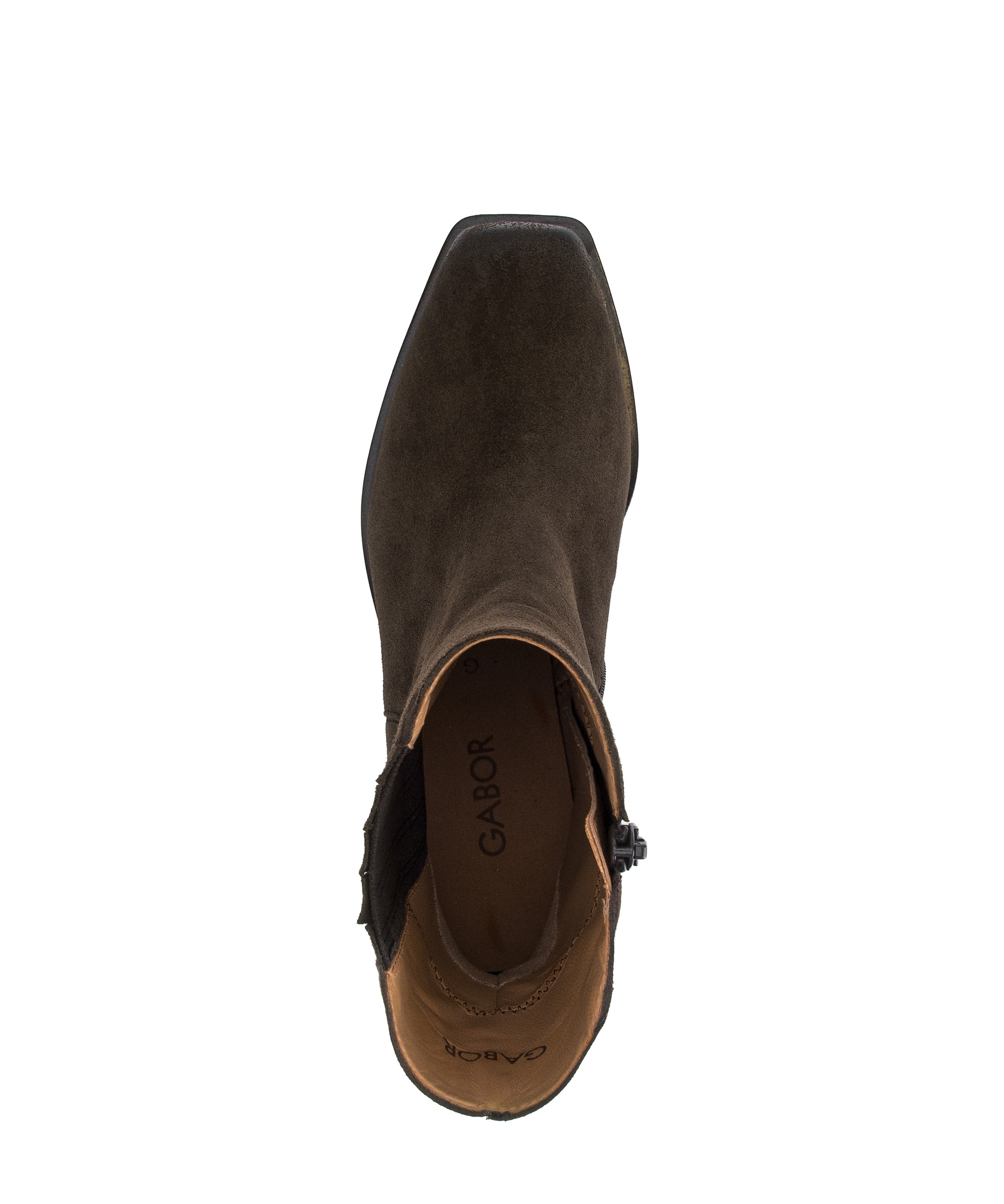 Gabor Westernstiefelette  Blockabsatz, Cowboyboots in eckiger Karreeform, Weite G (= weit)