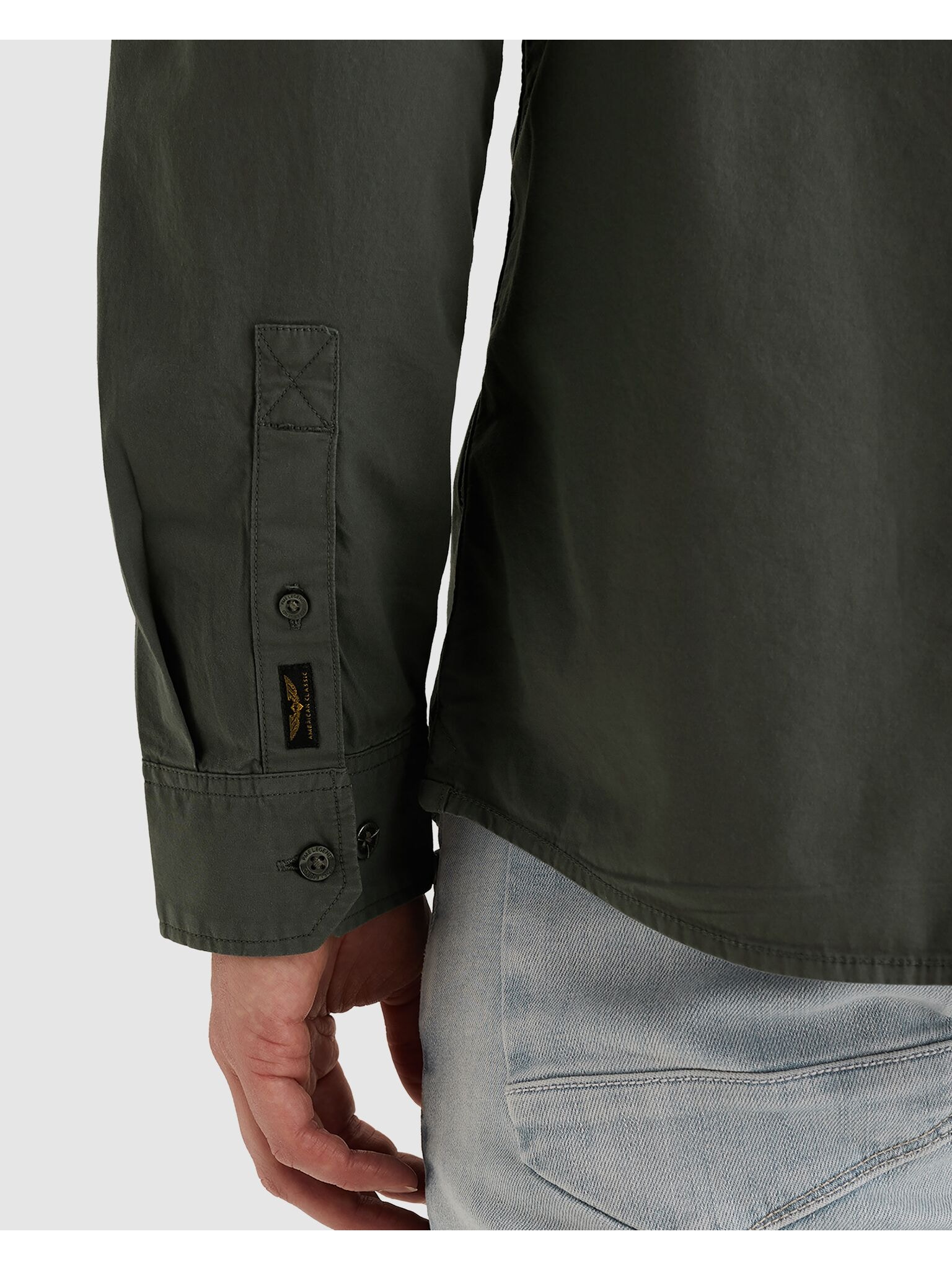 PME LEGEND Langarmhemd Button-down-Kragen