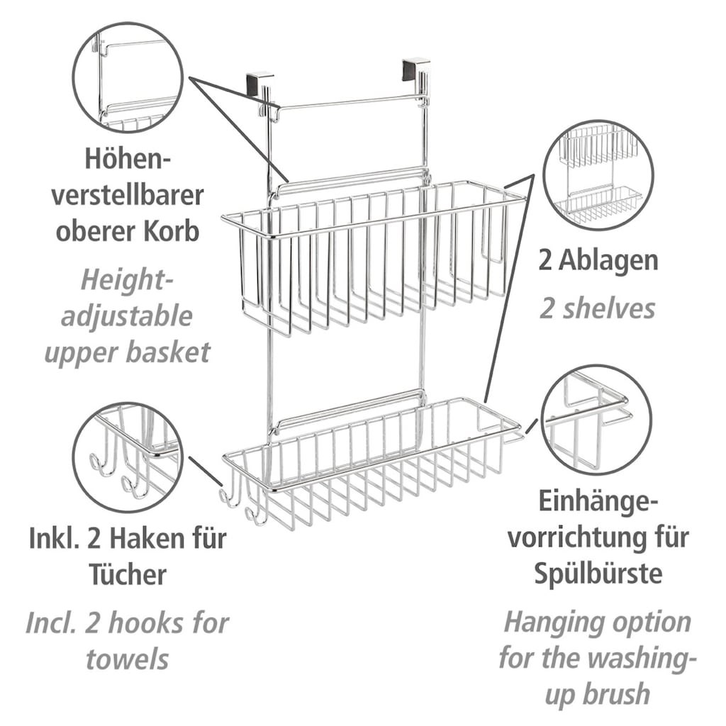 WENKO Küchenregal »Küchenschrank Einhängregal«