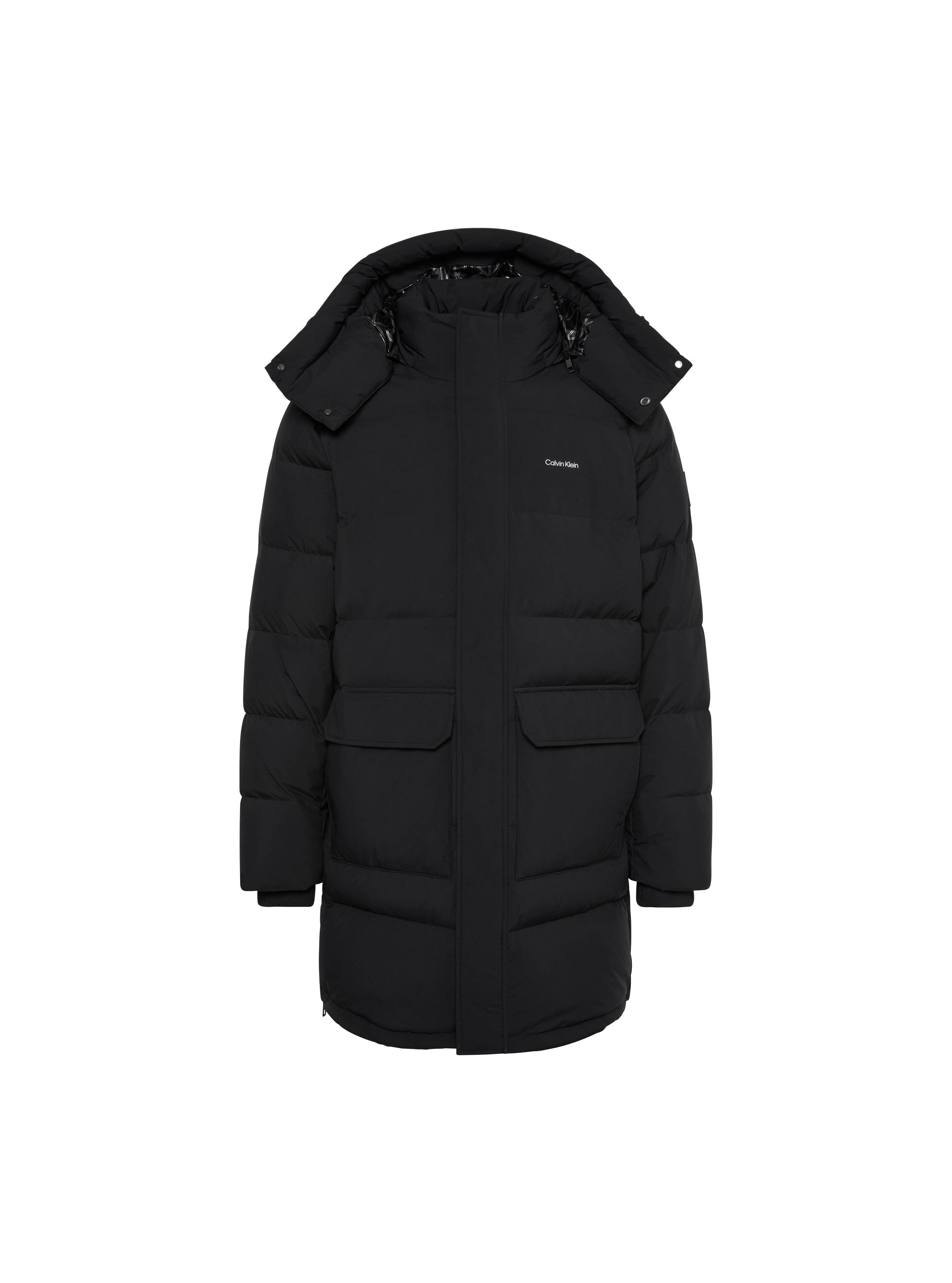Calvin Klein Steppmantel »LS CLASSIC BONDED DOWN LONG« Regular fit mit Kapuze