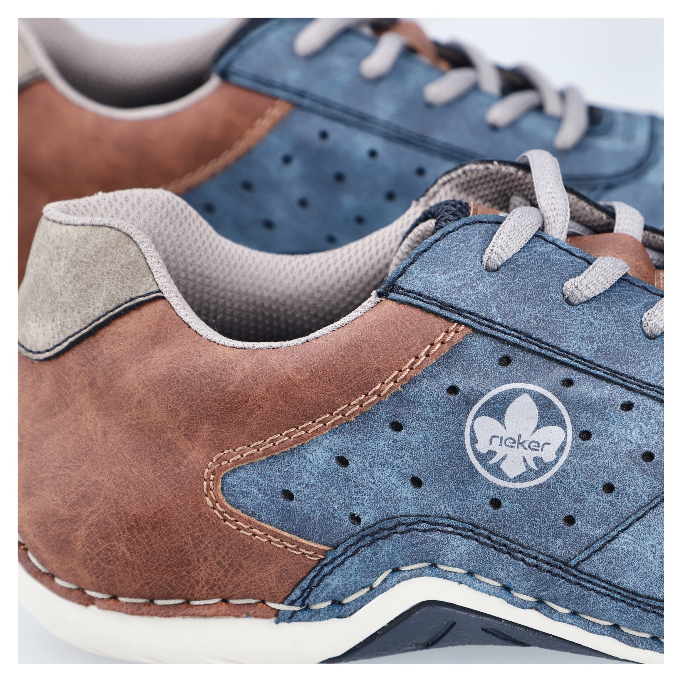 Rieker Sneaker, Schnürschuh, Halbschuh, Freizeitschuh mit MemoSoft-Innensohle