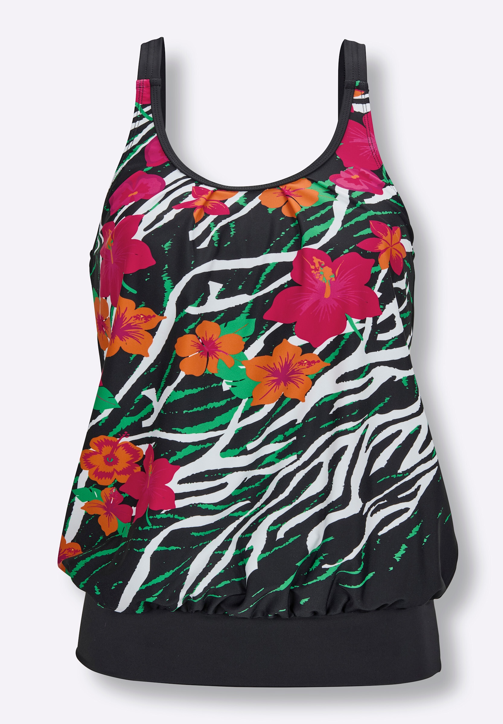 Witt Tankini »Oversized-Tankini-Top Tankini-Oberteil mit Elastikbund in der Taille«