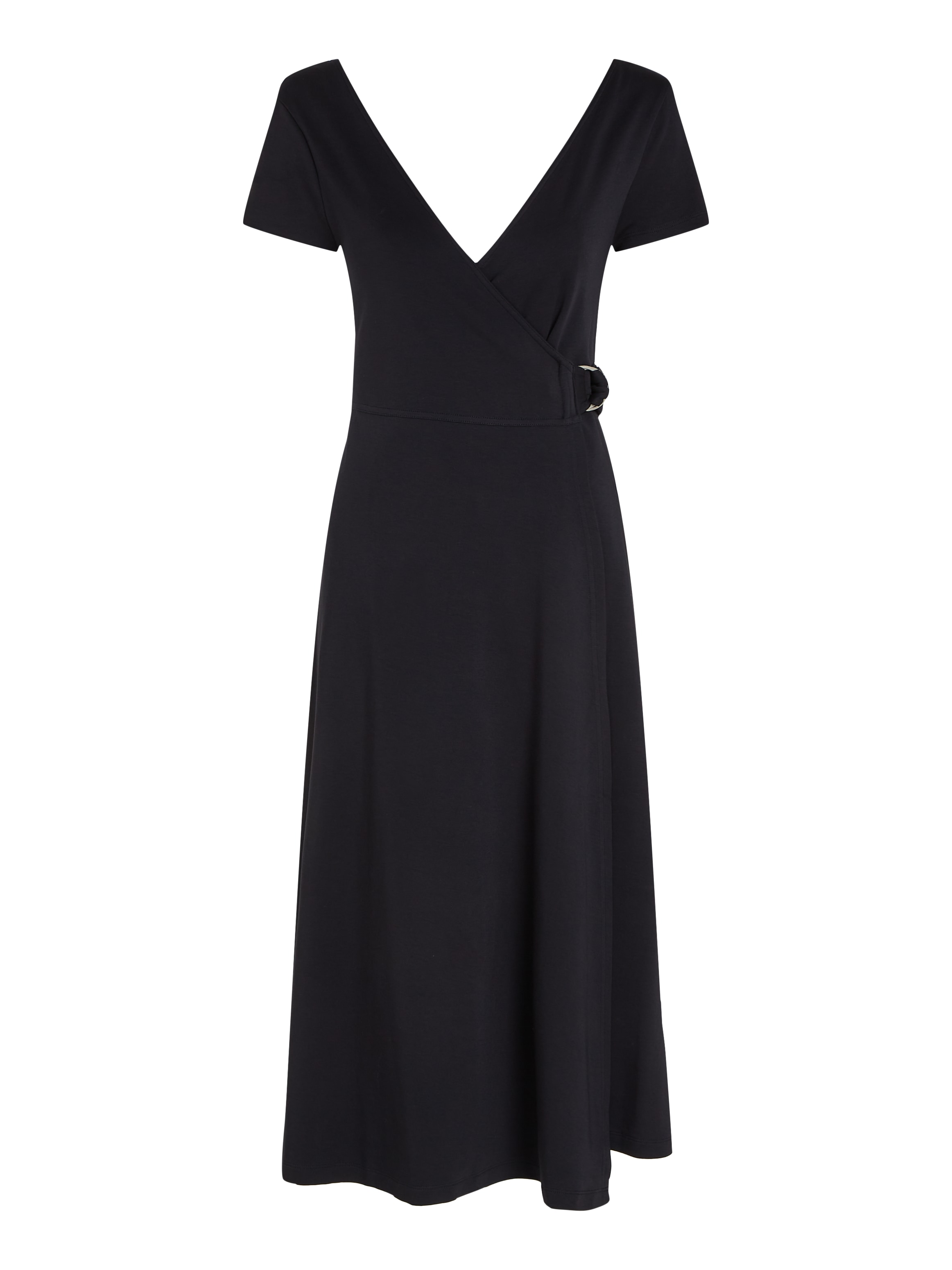 Tommy Hilfiger Wickelkleid »UTILITY WRAP MIDI DRS SS«, mit verstellbarem Gürtel