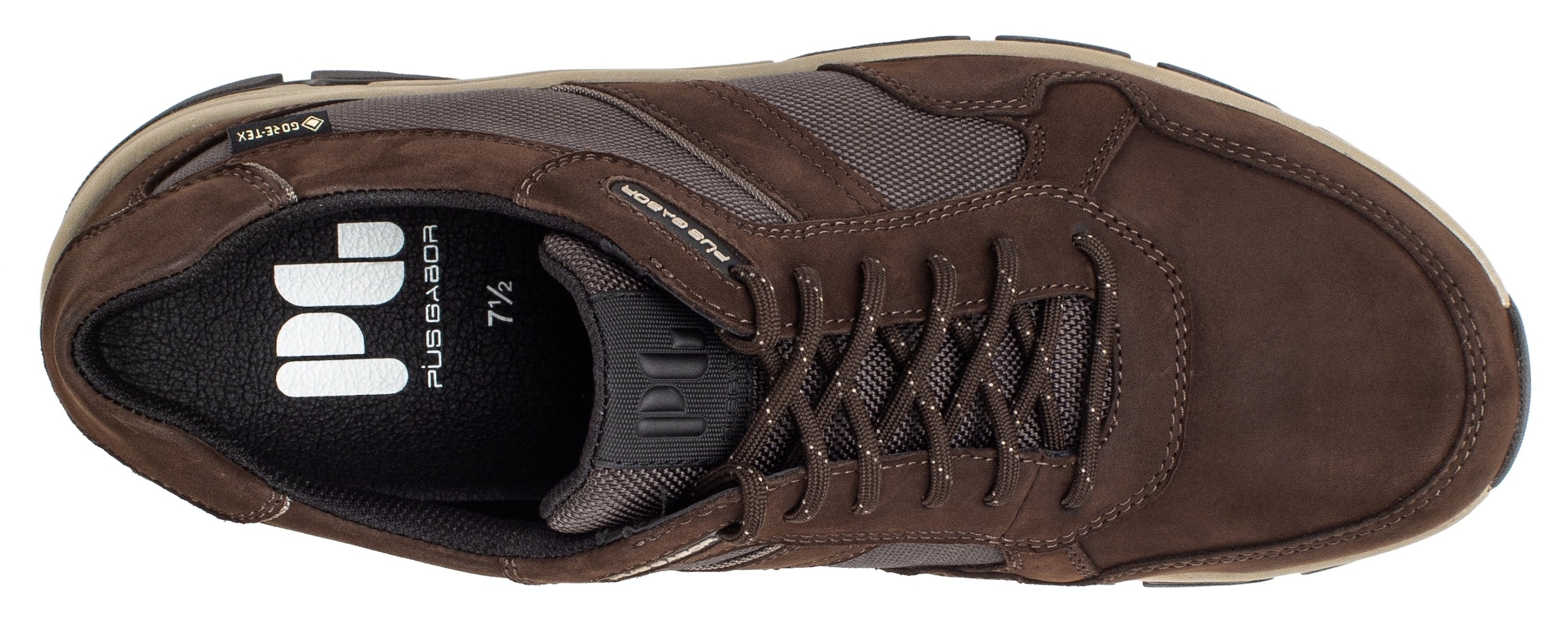 Pius Gabor Sneaker, Schnürschuh, Halbschuh, Freizeitschuh mit GORE-TEX, Weite G