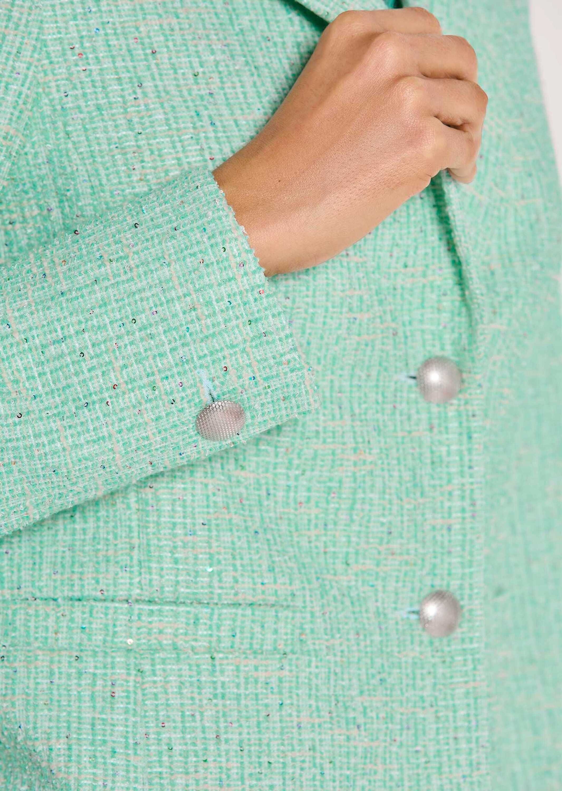 MADELEINE Jackenblazer »Blazer Tweed-Blazer mit Paillettenakzenten« Tweed-Optik