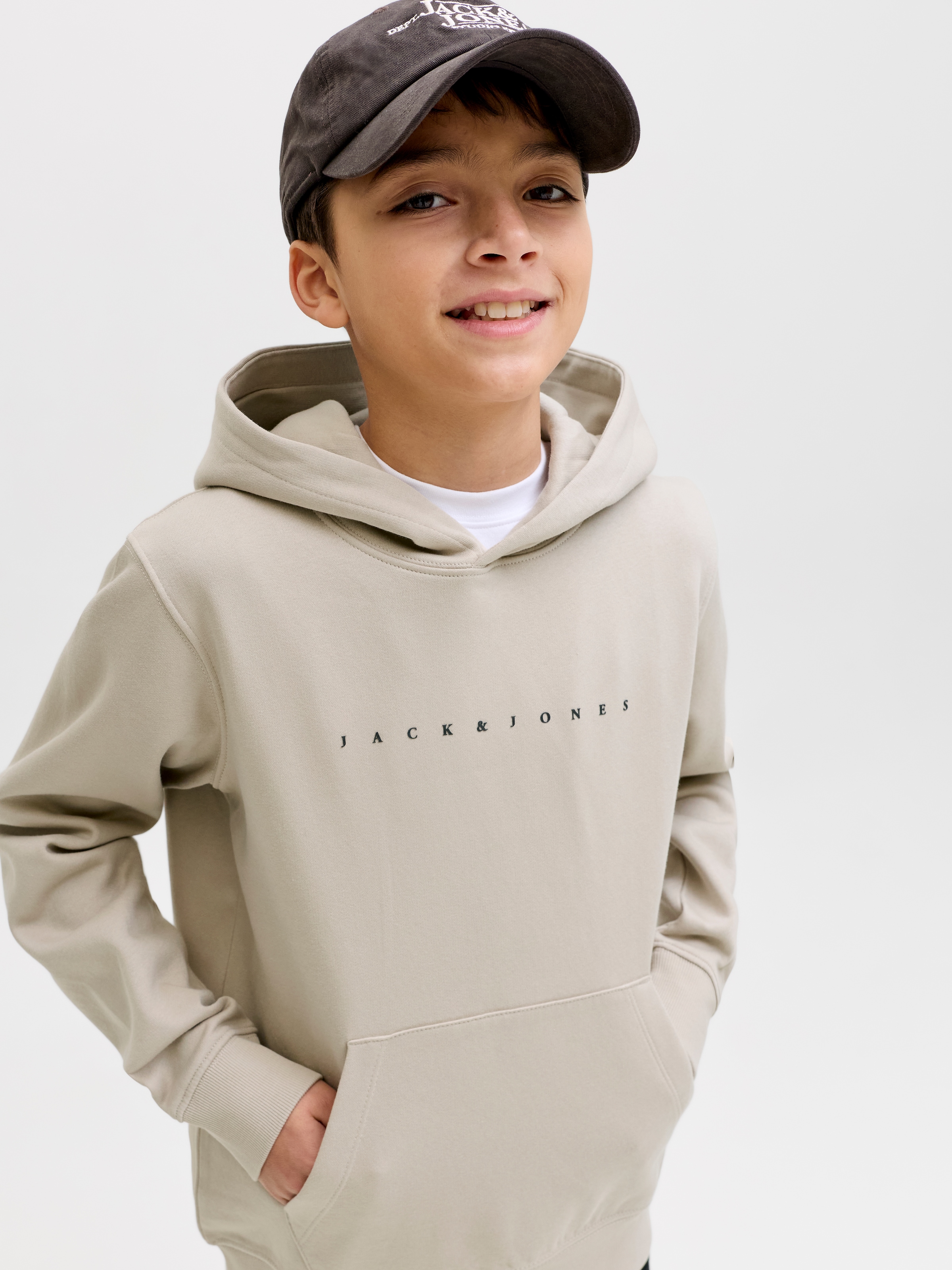Jack & Jones Junior Kapuzensweatshirt »JJESTAR JJ SWEAT HOOD NOOS JNR«, Baumwollmischung, relaxed fit
