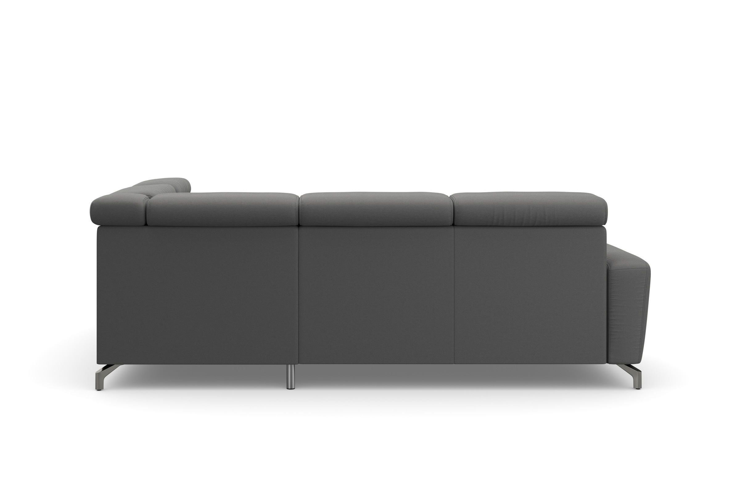 sit&more Ecksofa »Scarlett L-Form«, inklusive Kopfteilverstellung, wahlweise mit Bettfunktion, Bettkasten