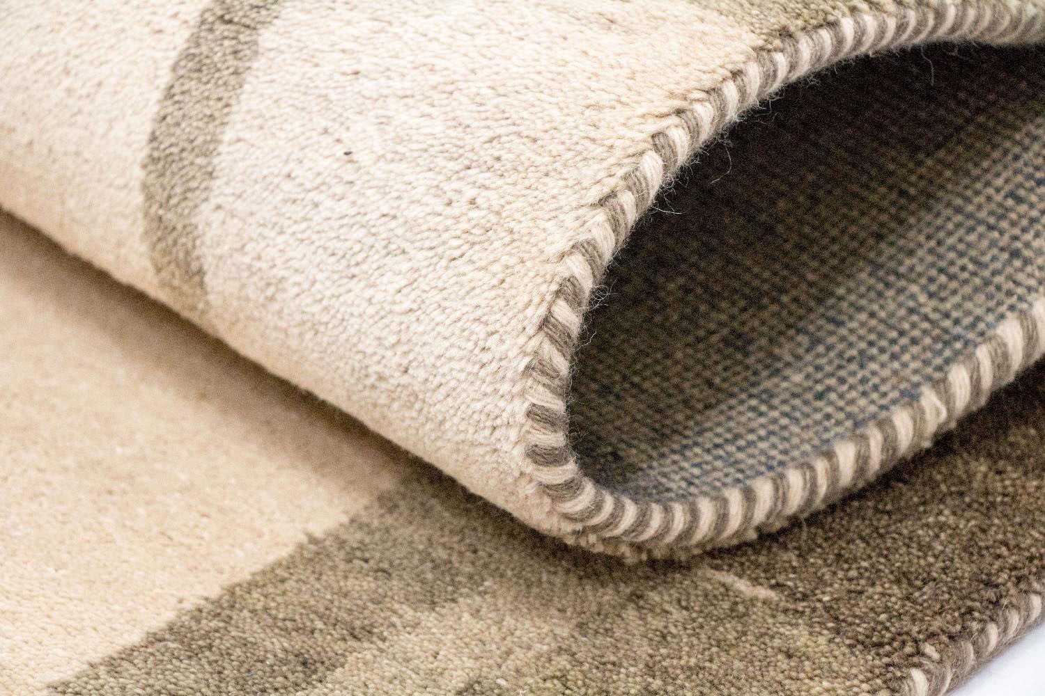 »Gabbeh handgeknüpft Teppich online beige«, morgenland bei OTTO rechteckig, handgeknüpft Wollteppich