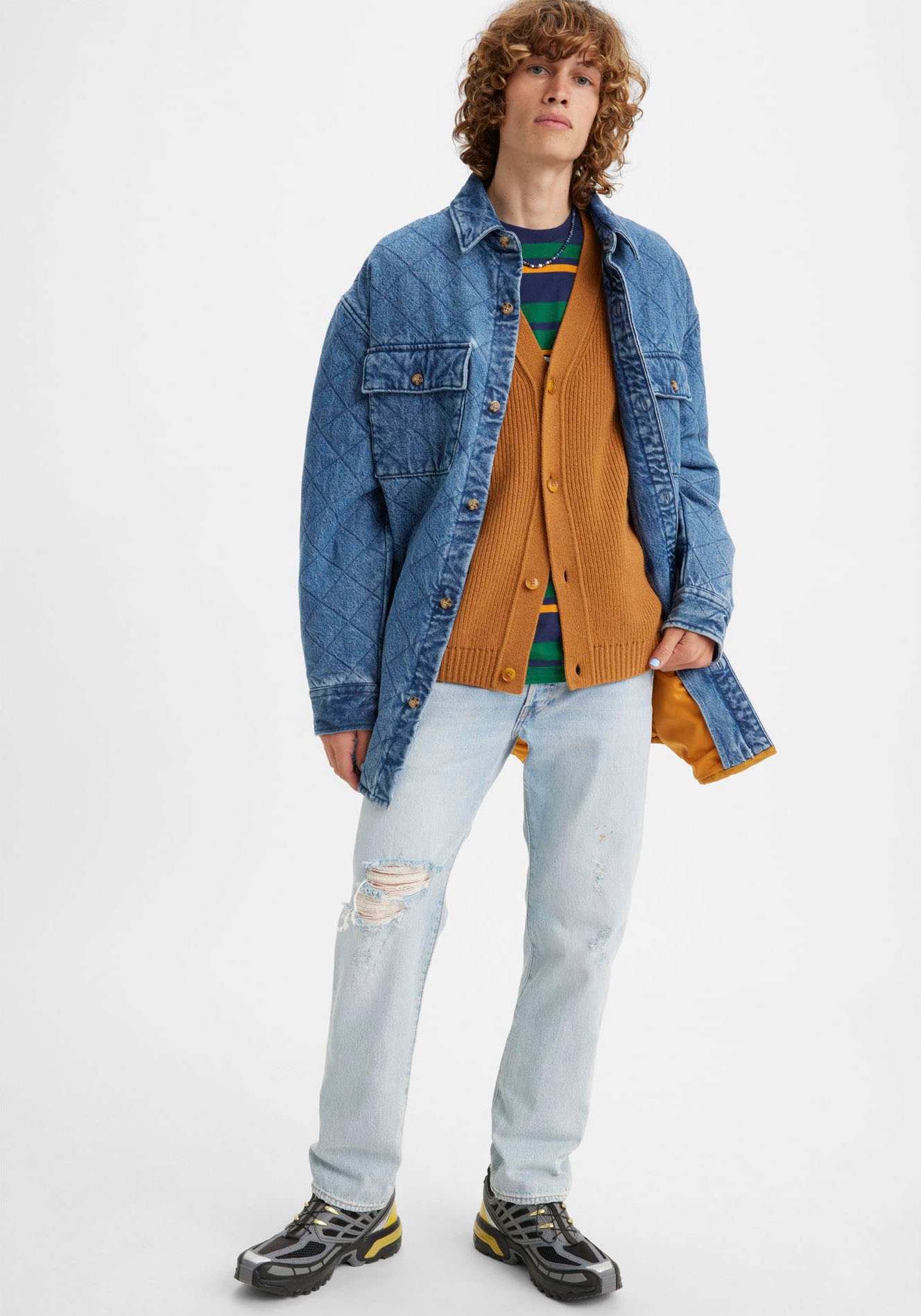 Levi's® Destroyed-Jeans »501 VI'S ORIG«, mit Markenlabel