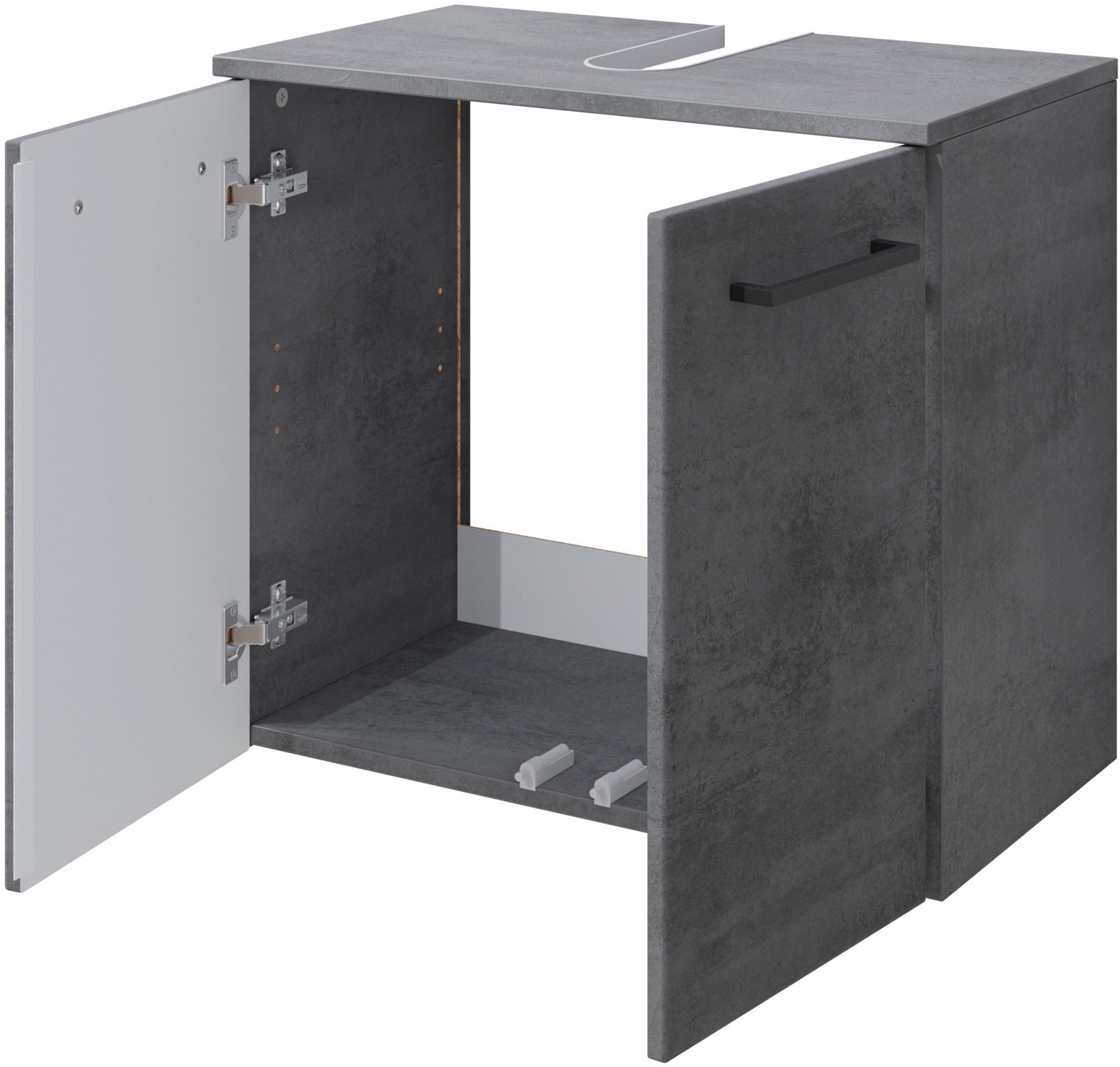 Saphir Badmöbel-Set »Quickset 945 4-teilig, Waschbeckenunterschrank und LED-Spiegelschrank« 4 Stk. tlg.