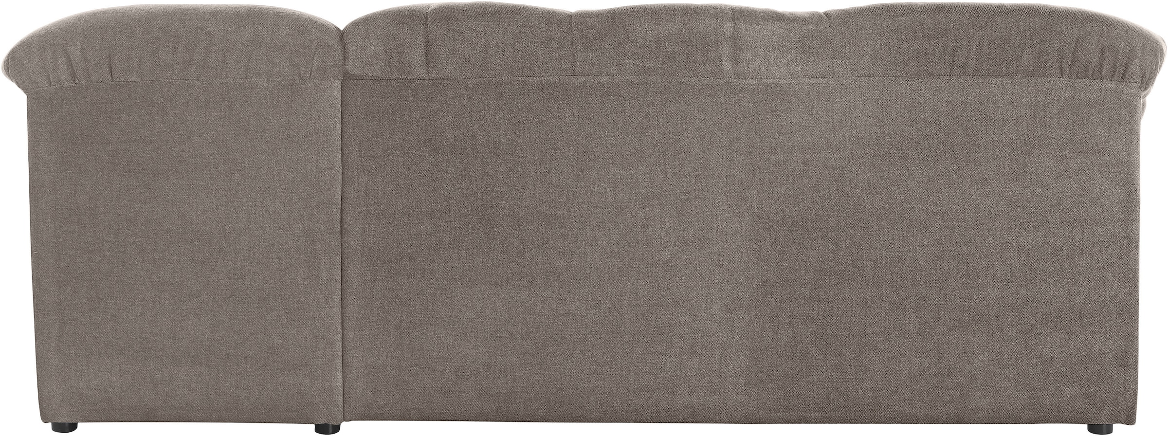 DOMO collection Ecksofa »Pegnitz, elegante Rückensteppung, komfortabel, L-Form«, wahlweise mit Bettfunktion