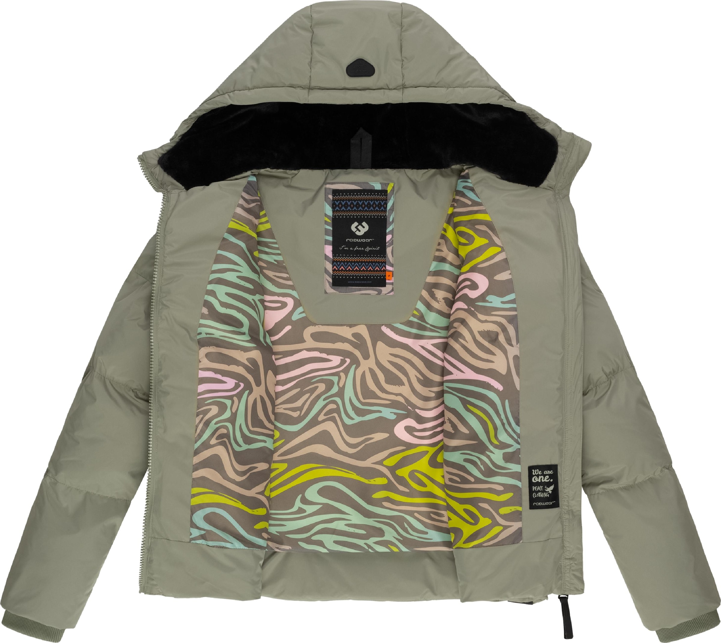 Ragwear Steppjacke »Steppjacke Briony«, mit Kapuze, Wasserdichte Damen Winterjacke mit Kapuze