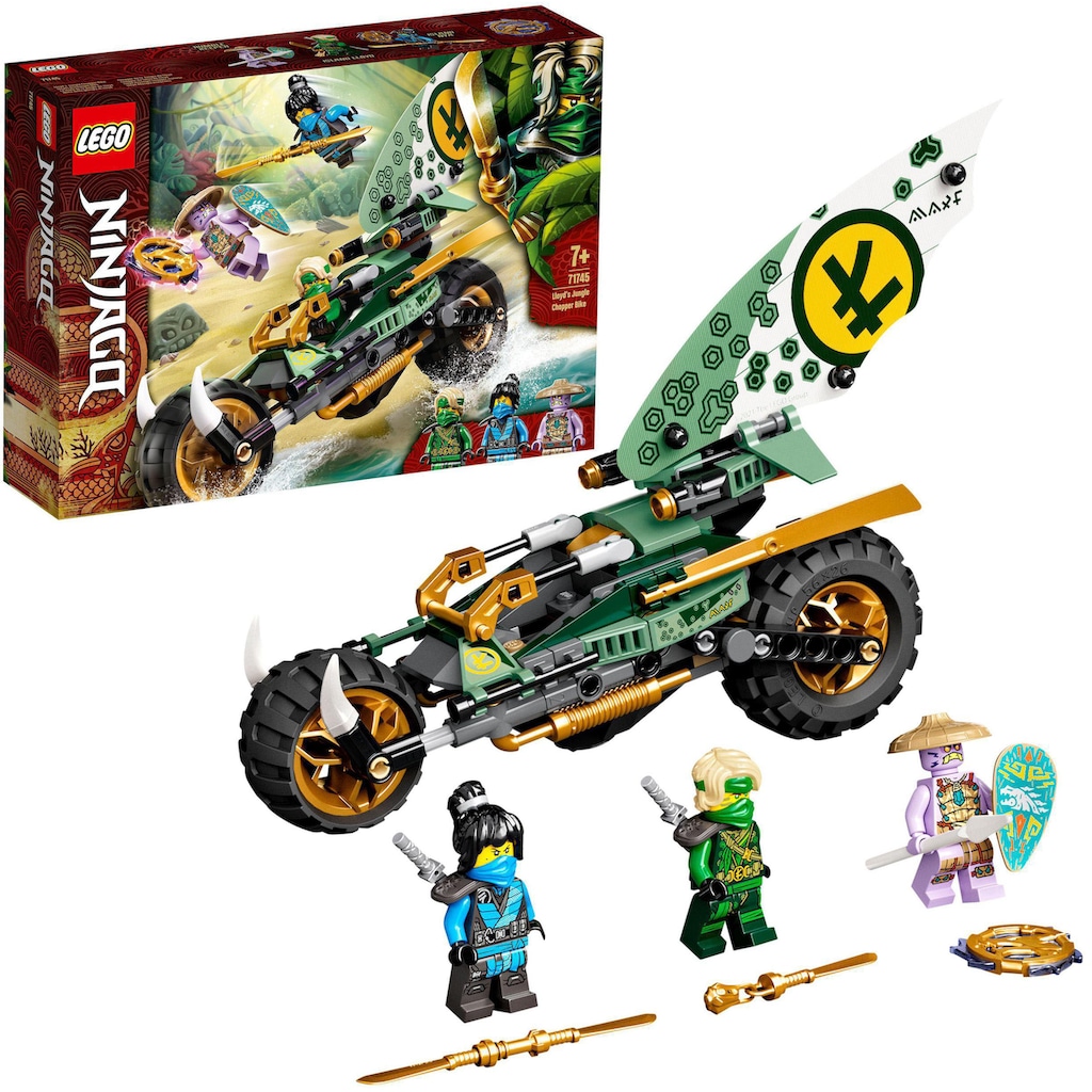 LEGO® Konstruktionsspielsteine »Lloyds Dschungel-Bike (71745), LEGO® NINJAGO®«, (183 St.), Made in Europe