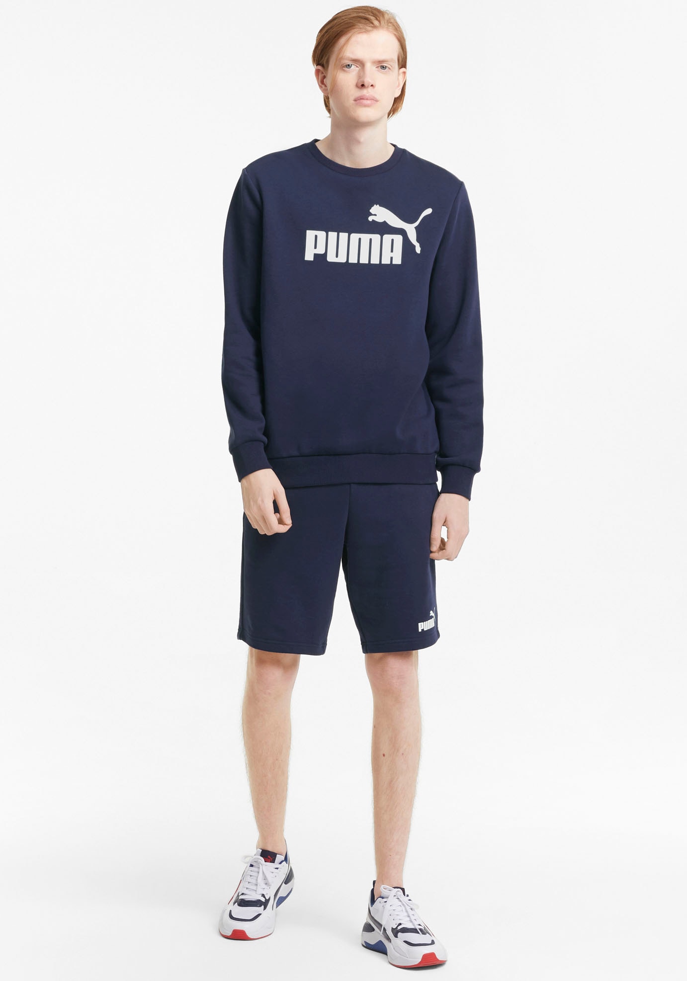 PUMA Trainingsshorts »ESS SHORTS 10"«, weiches Material mit Baumwollmix