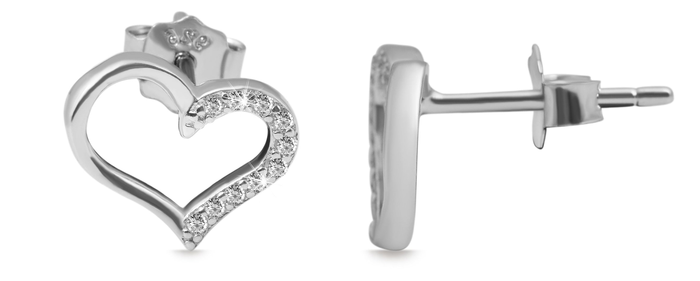 Adelia´s Kettenanhänger »Damen Anhänger ¿ Anhänger aus 925 Silber mit Zirkonia«