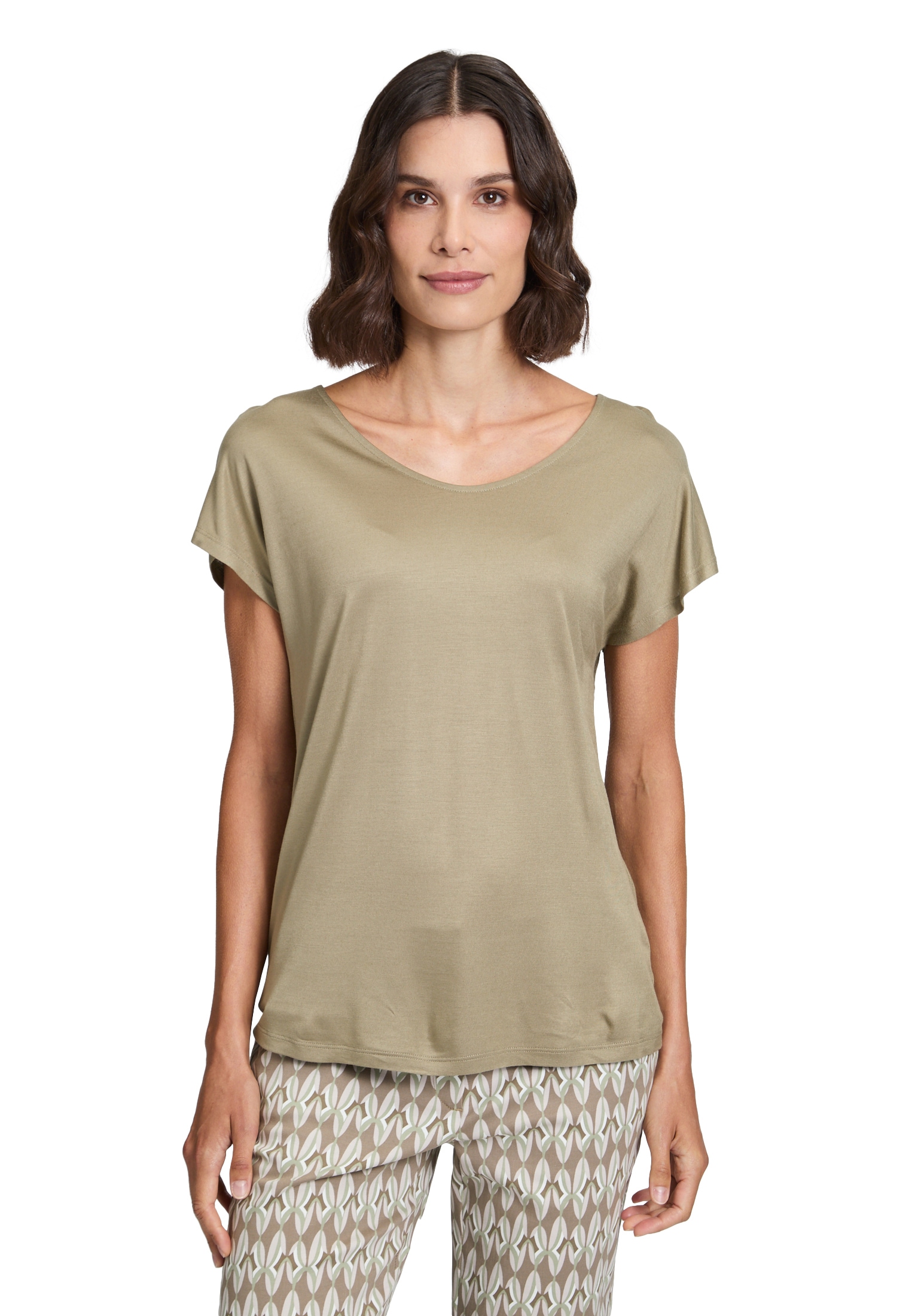Betty Barclay Kurzarmshirt »Basic Shirt mit V-Ausschnitt«