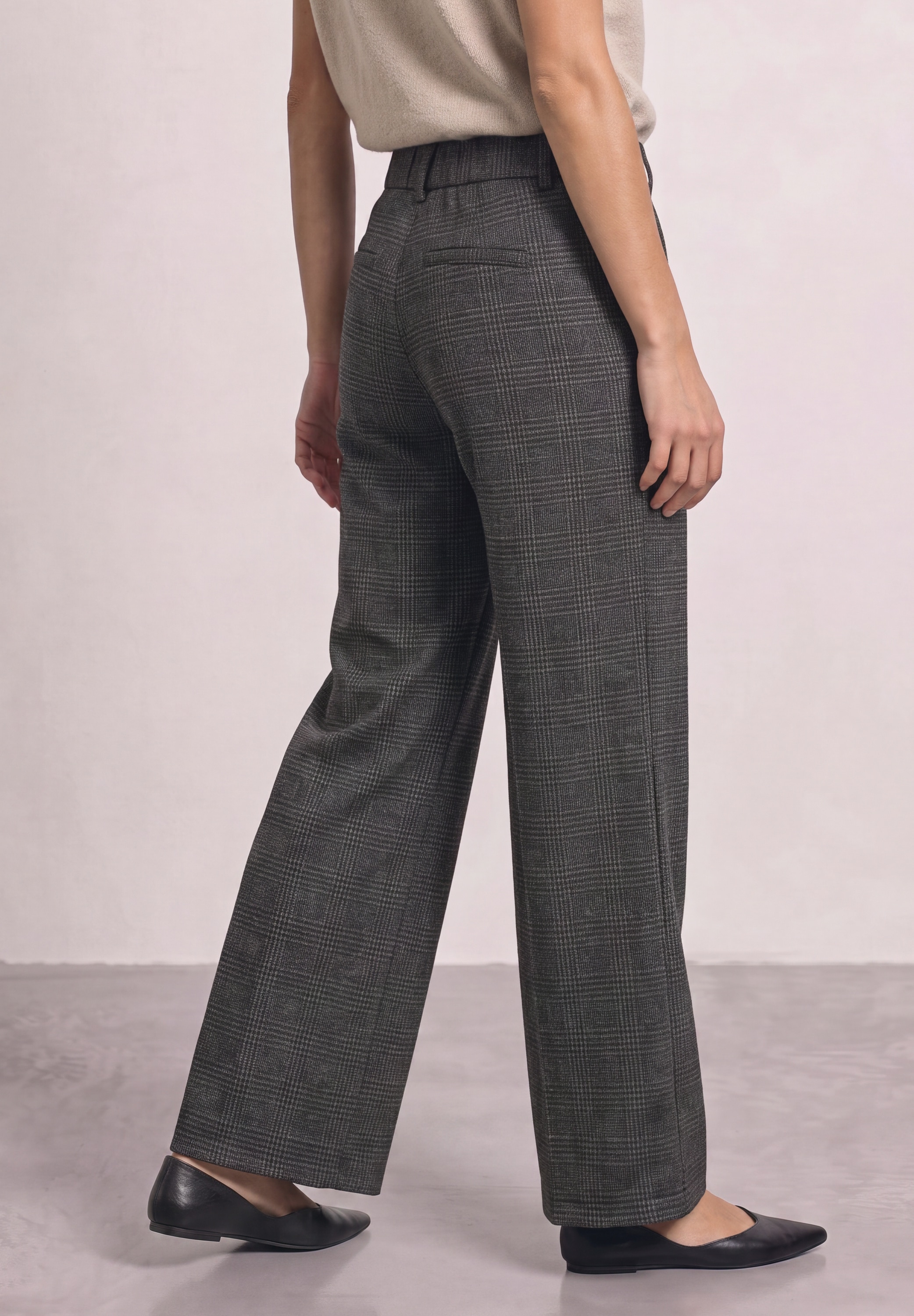 STREET ONE Stoffhose »Style Emee«  mit Karomuster