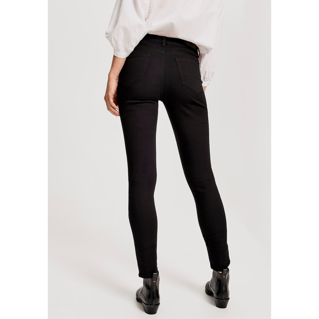 OPUS Skinny-fit-Jeans »Elma black«