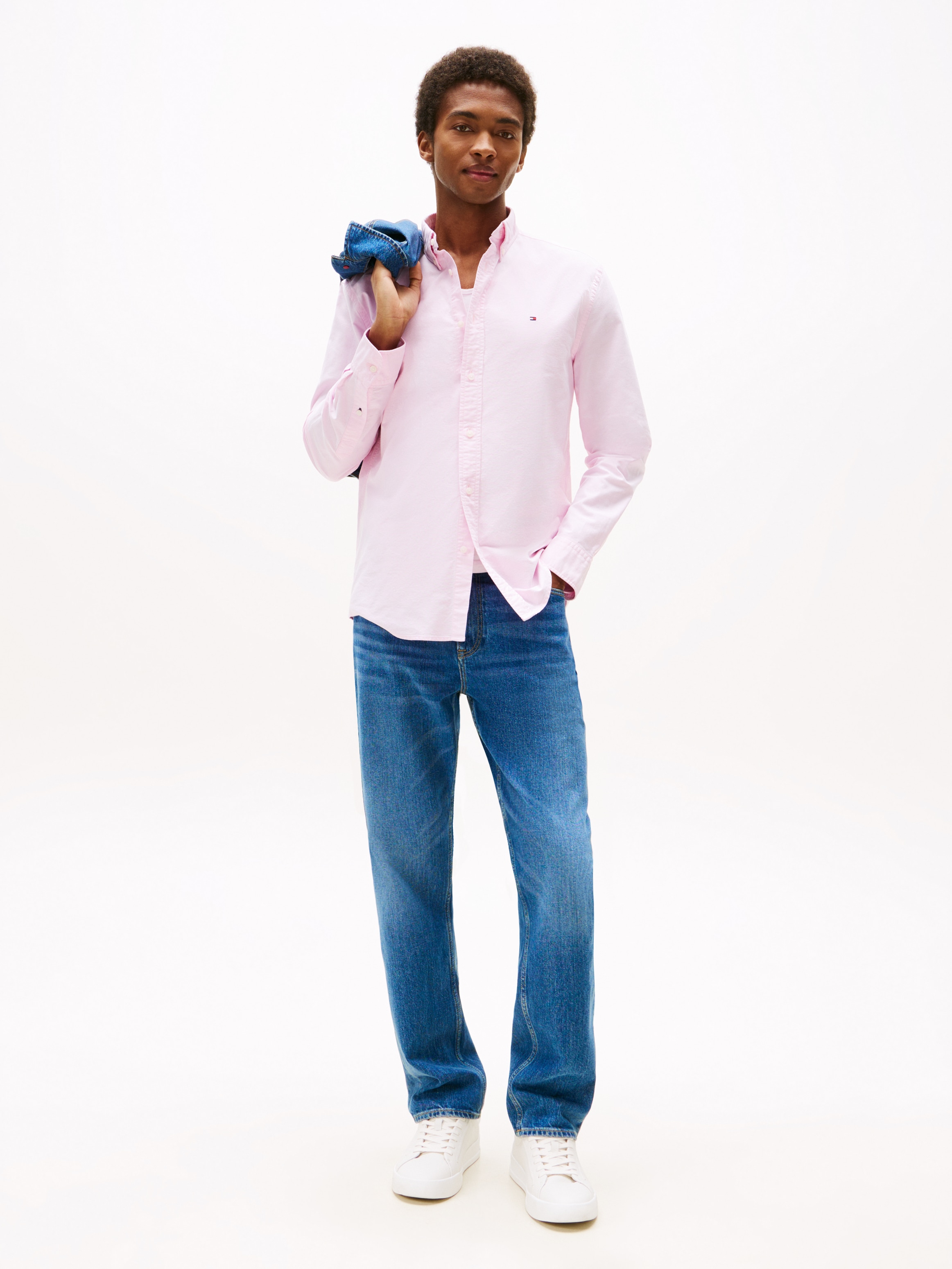 Tommy Hilfiger Langarmhemd »SOLID HERITAGE OXFORD Regular Fit SHIRT«