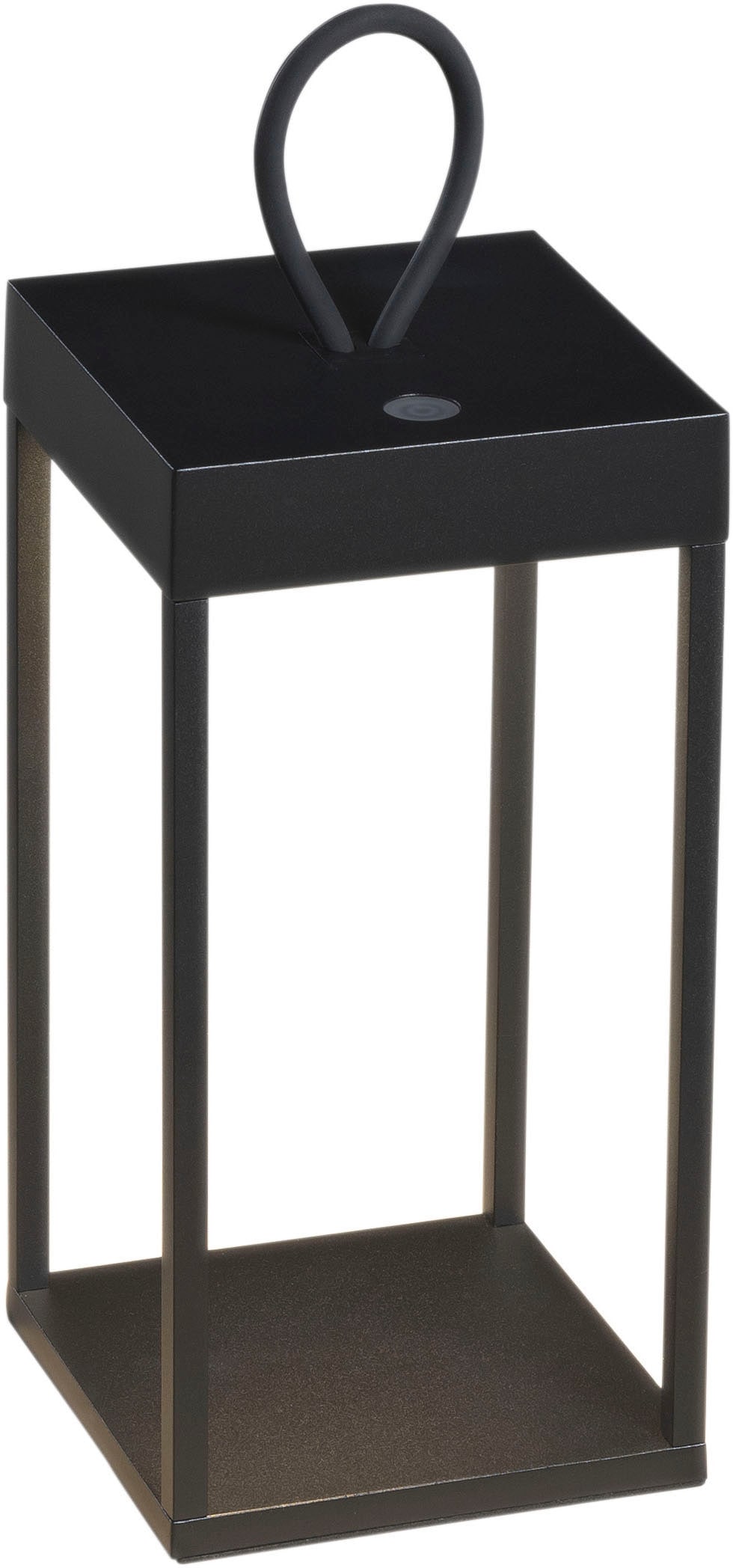 Konstsmide LED Laterne »Ravello« LED-Modul 2 Stk. Warmweiß Ravello LED USB-Laterne in schwarz, Größe Höhe: 30 cm