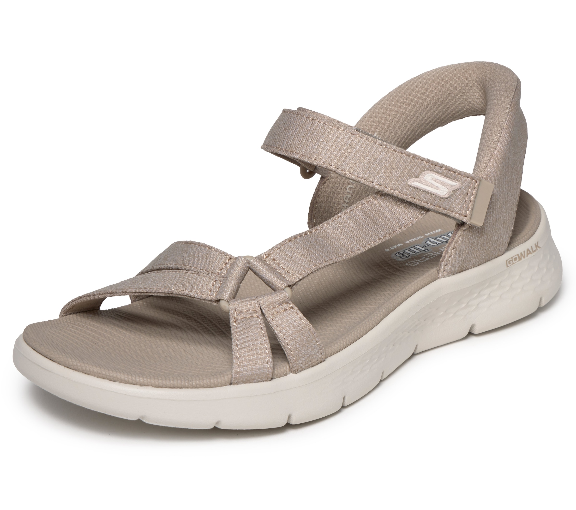 Skechers Sandale »GO WALK FLEX SANDAL-ILLUMINATE«  Sandalette, Trekking Sandale mit Gogo Mat Fußbett