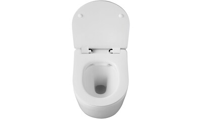 welltime Tiefspül-WC »Trento«, Toilette spülrandlos, inkl. WC-Sitz mit Absenkautomatik... kaufen